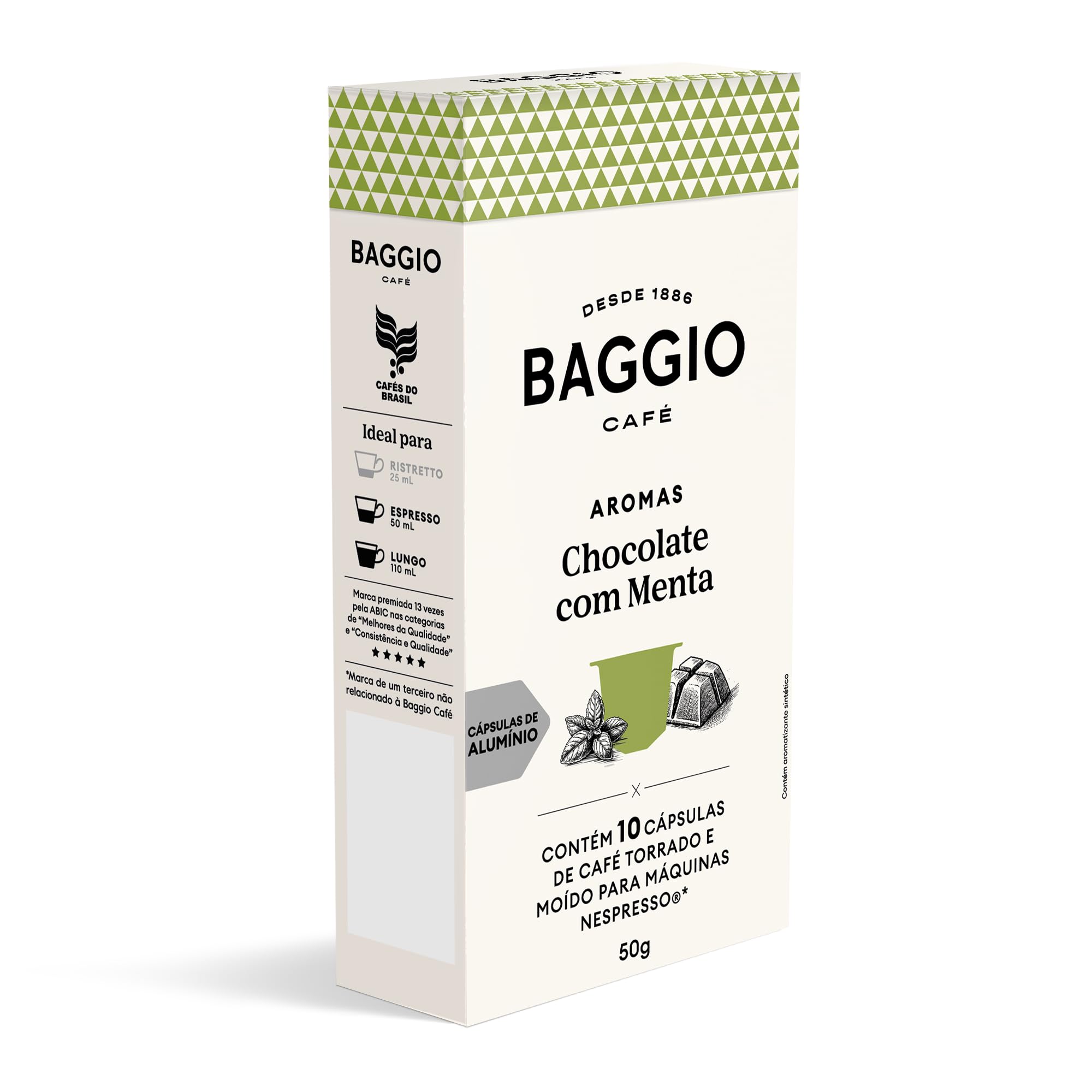 Baggio Café Cápsulas De Café Aroma Chocolate C/Menta Compatível