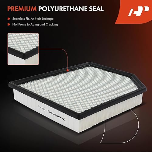 Miniatura 5 de A-Premium Filtro de aire de motor compatible con Dodge Durango 2021-2021 y Jeep Grand Cherokee 2018-2021, V8 6.2L