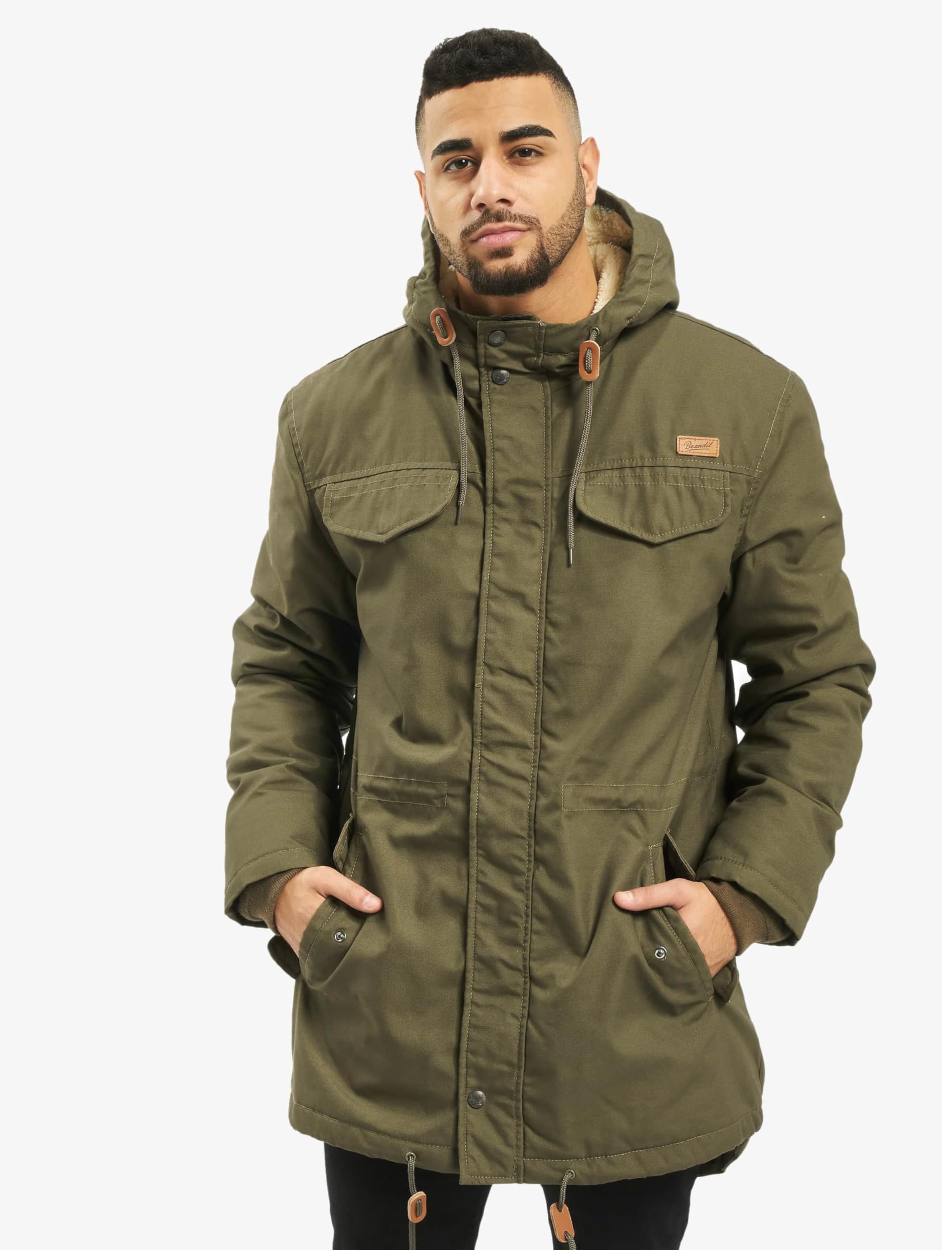Brandit Brandit Marsh Lake Teddyparka męska Marsh Lake Teddyparka Men Mężczyźni,oliwkowy,3XL