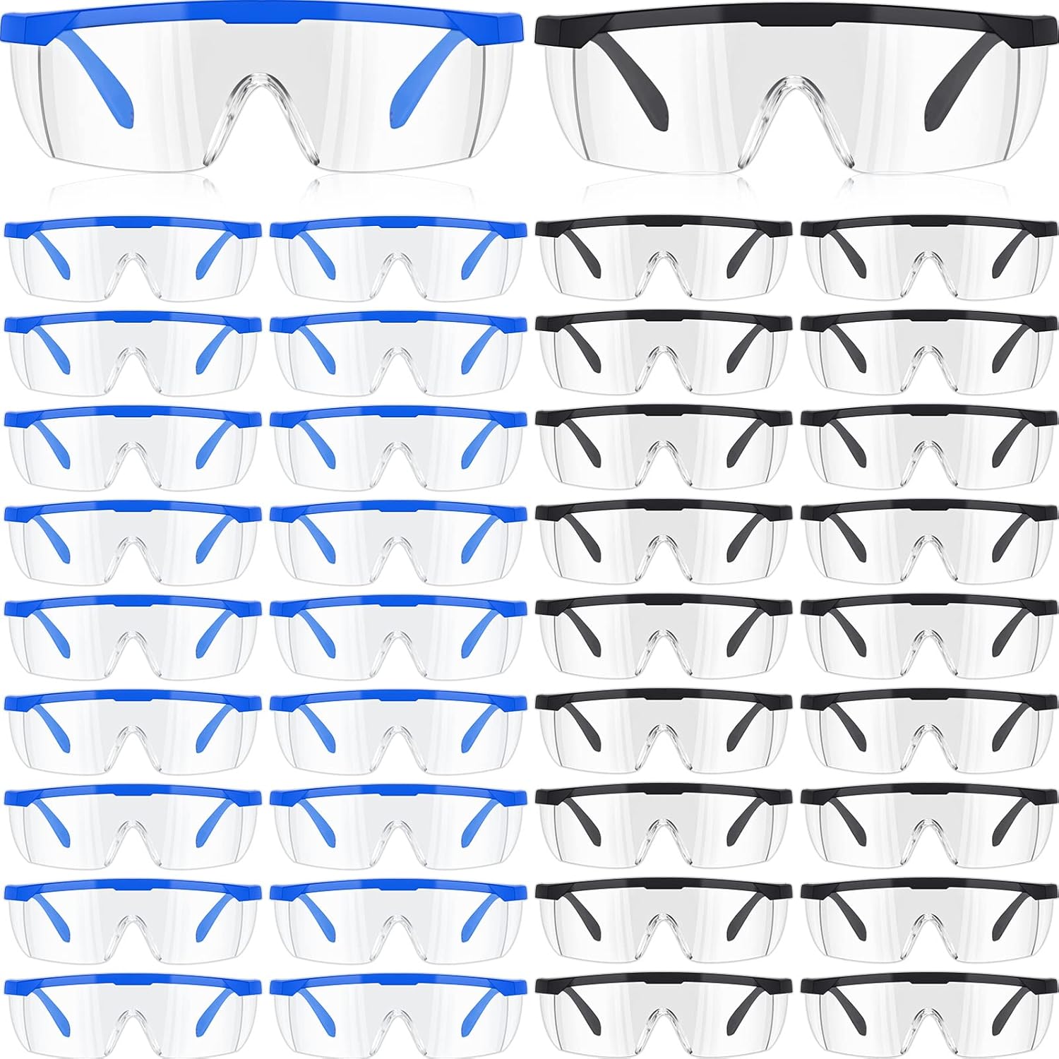 48 Pairs Safety Glasses over Glasses...