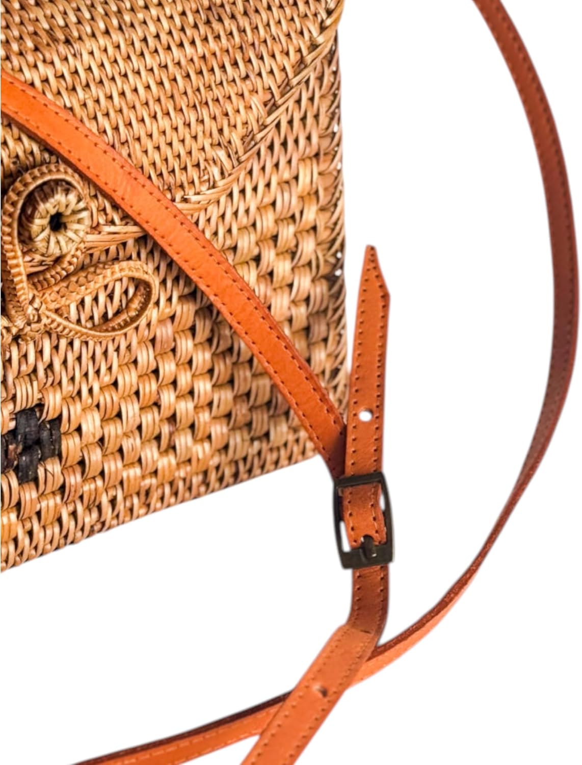 Utama Rattan Bag - Handmade Wicker Woven Purse - Ata, Woven, Straw, Bags - Circle, Square, Oval, Trapezoid Straw Boho Bags - Image 5