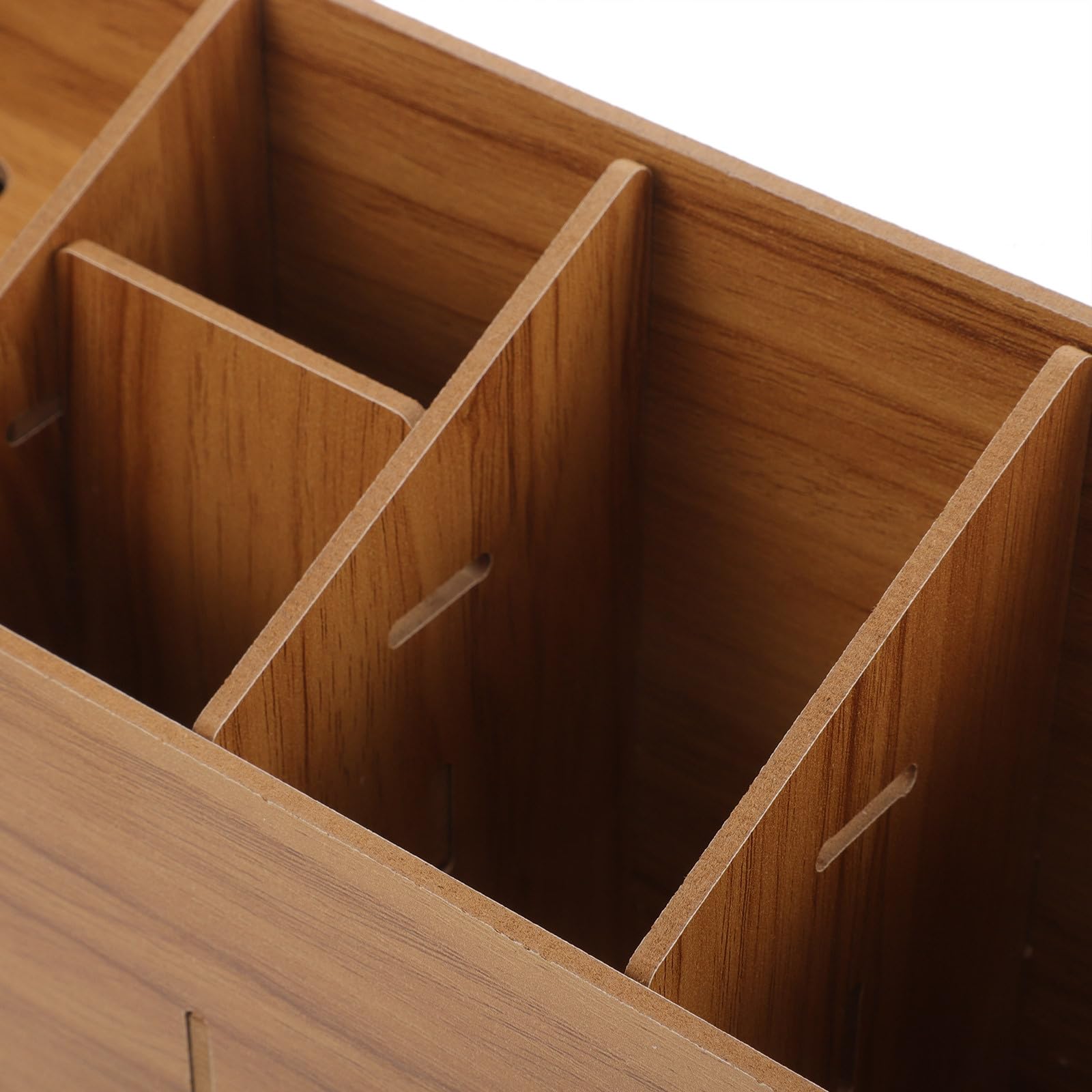 Organizer Soluzione Versatile per Strumenti da Parrucchiere in Legno Design Creativo Porta Forbici e Pettini e Spazio Desktop Ottimizzato per Uso Professionale