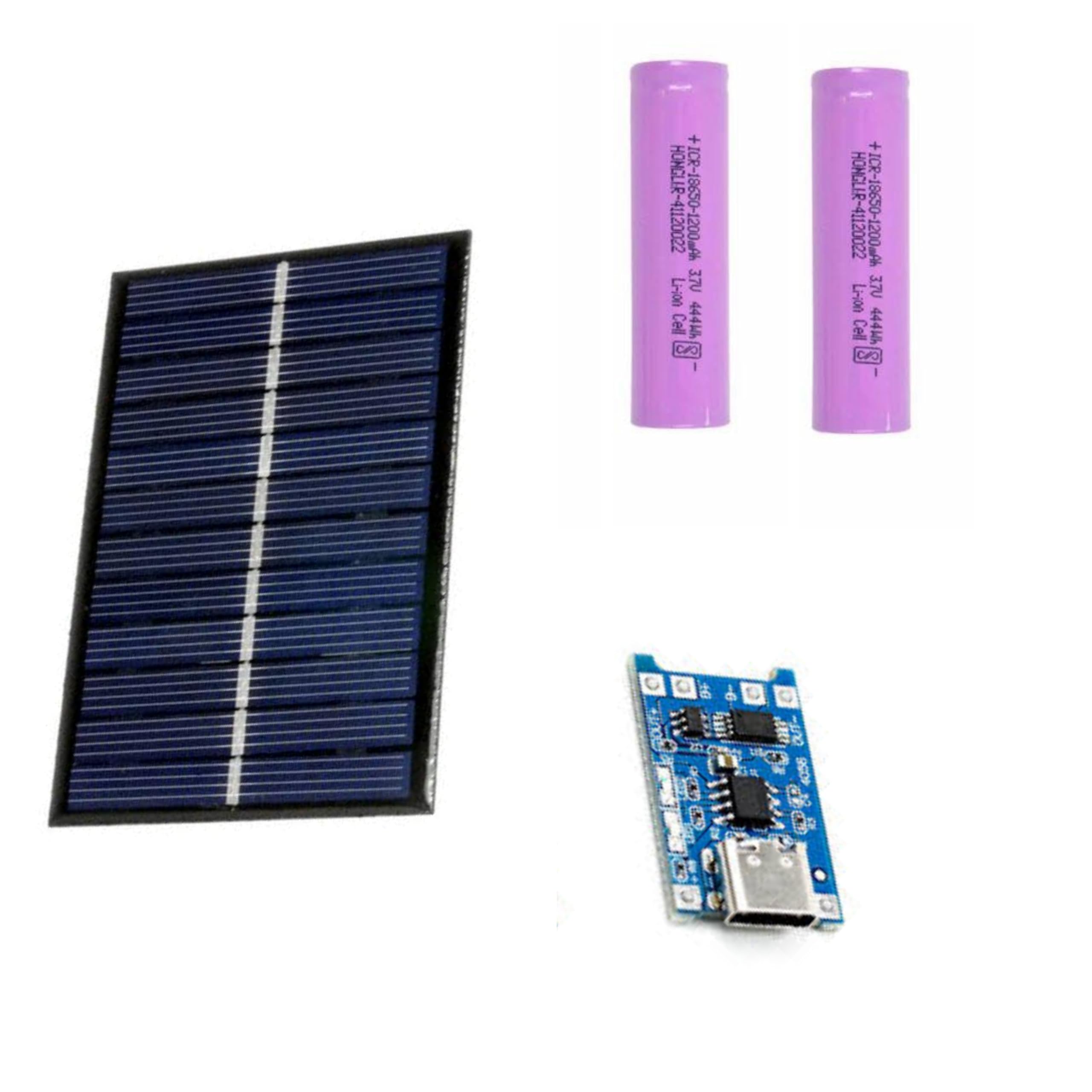 Luvik Combo of 99mm X 69mm 6v 180mah Rectangle Shape Polycrystalline Mini Epoxy Solar Panel with 2 * 1200 Mah Cell and TP 4056 Type C Charging Module (B0CW1ZGXNT) Amazon Price History, Amazon Price Tracker