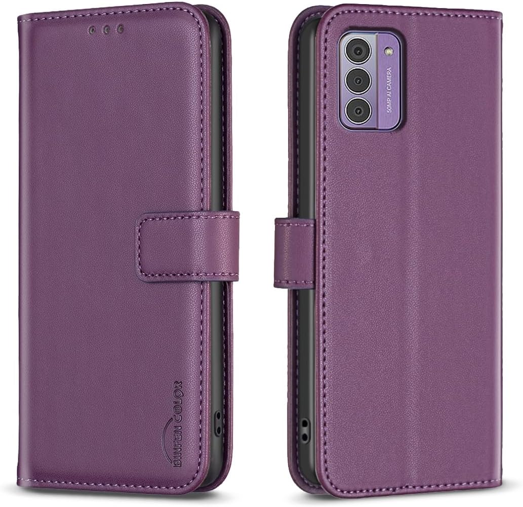 Custodia in pelle per Nokia G42 Cover Flip Portafoglio Carta