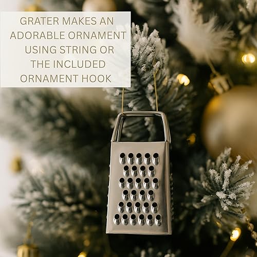 Miniatura 5 de Juego de regalo de mini rallador de queso, divertido regalo de chef para amigos, compañeros de trabajo o amantes de la comida, tarjeta y caja de