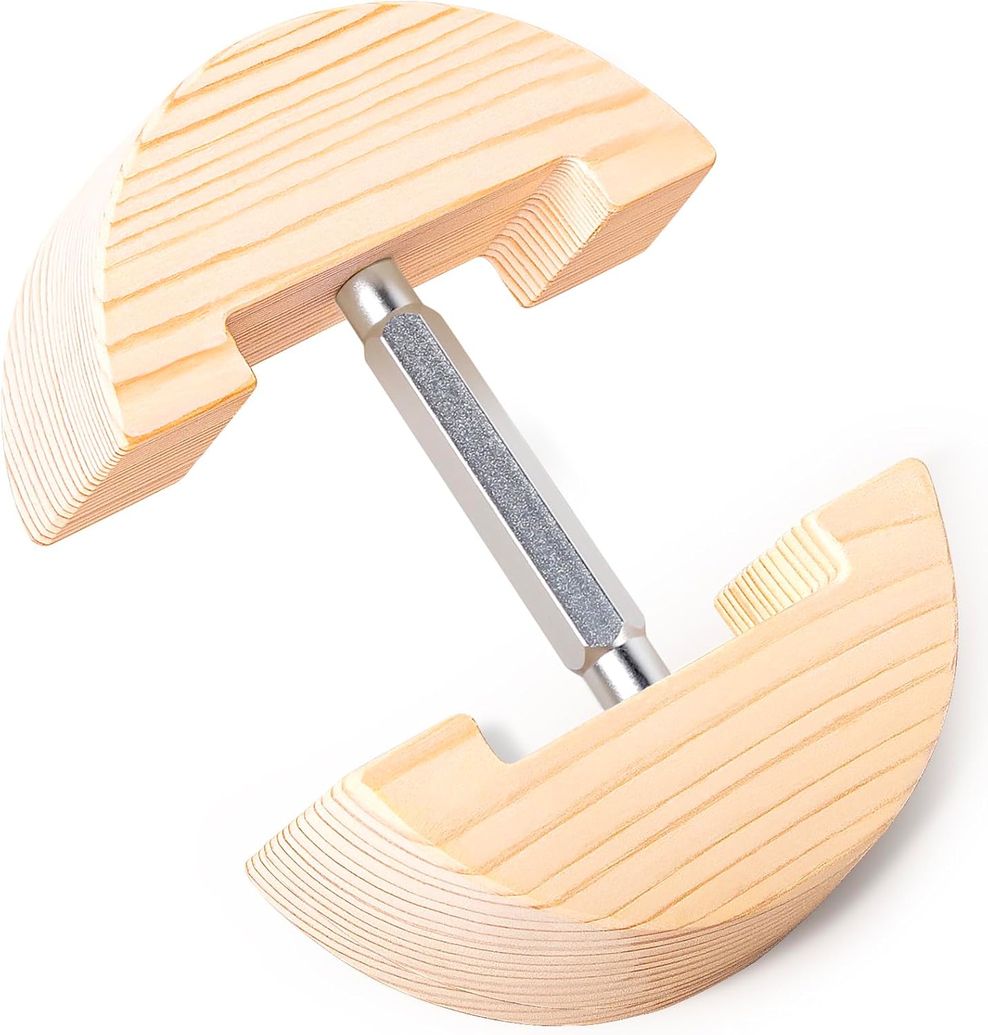 Hat Stretcher for Fitted Hats, Cowboy Hat Stretcher Fitted Hat 7 to 8 1/2, Adjustable Wooden Hat Jack Stretcher Fits All Caps