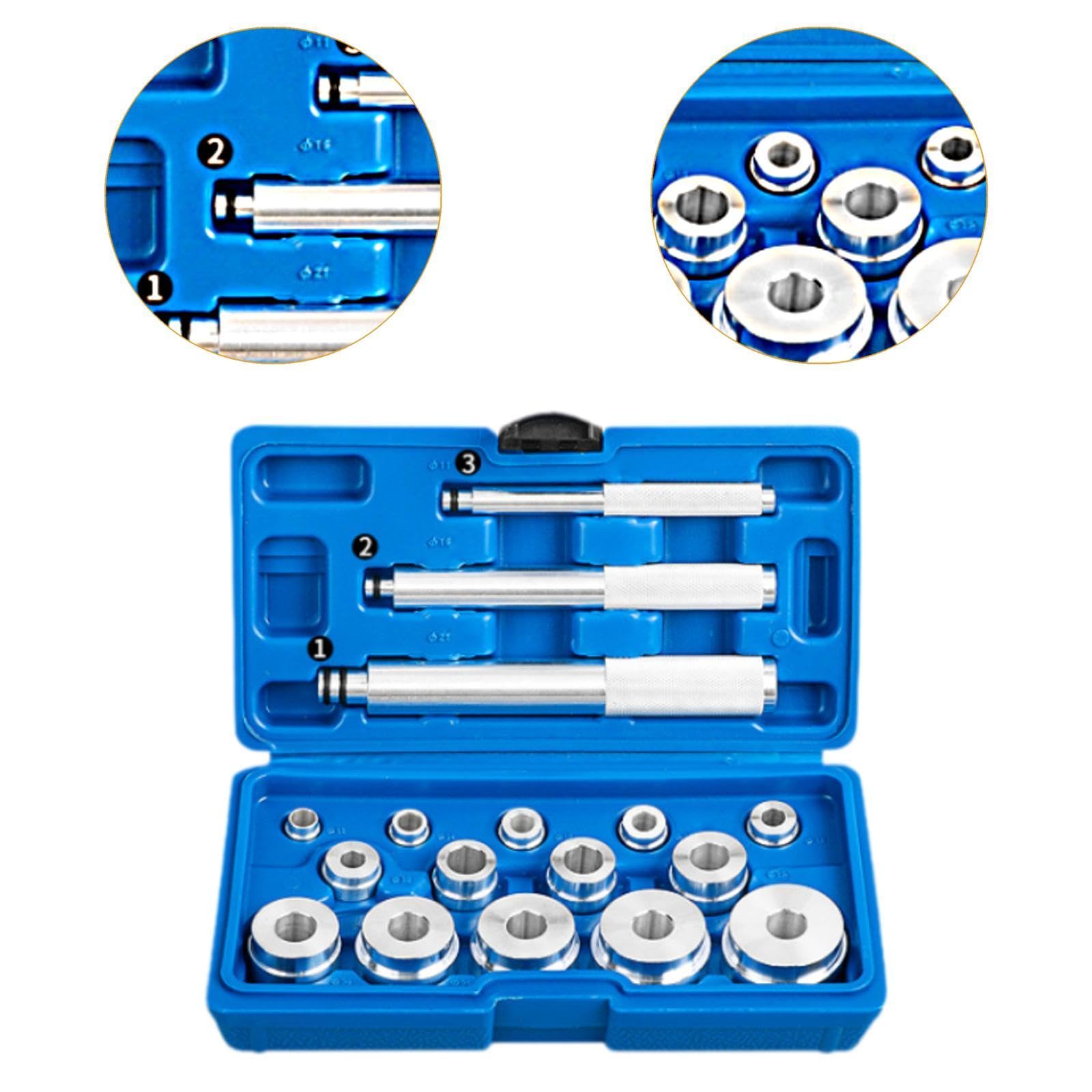 Kit de 17 Pièces pour Le Montage de Bagues de Roulement et de Joints D'étanchéité des Roulements.