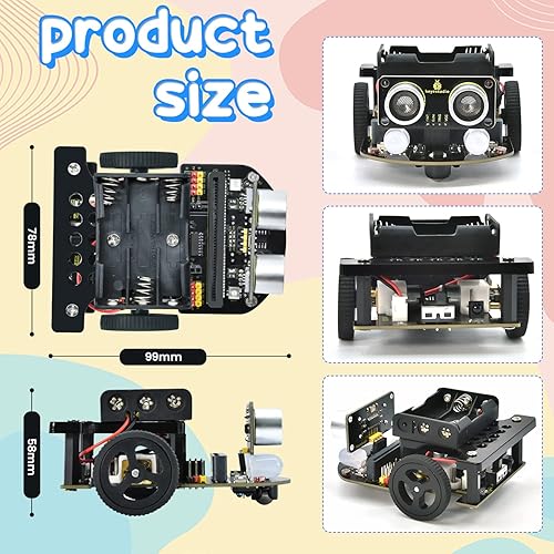 Miniatura 5 de KEYESTUDIO Microbit V2 Robot con Microbit Super Starter Kit