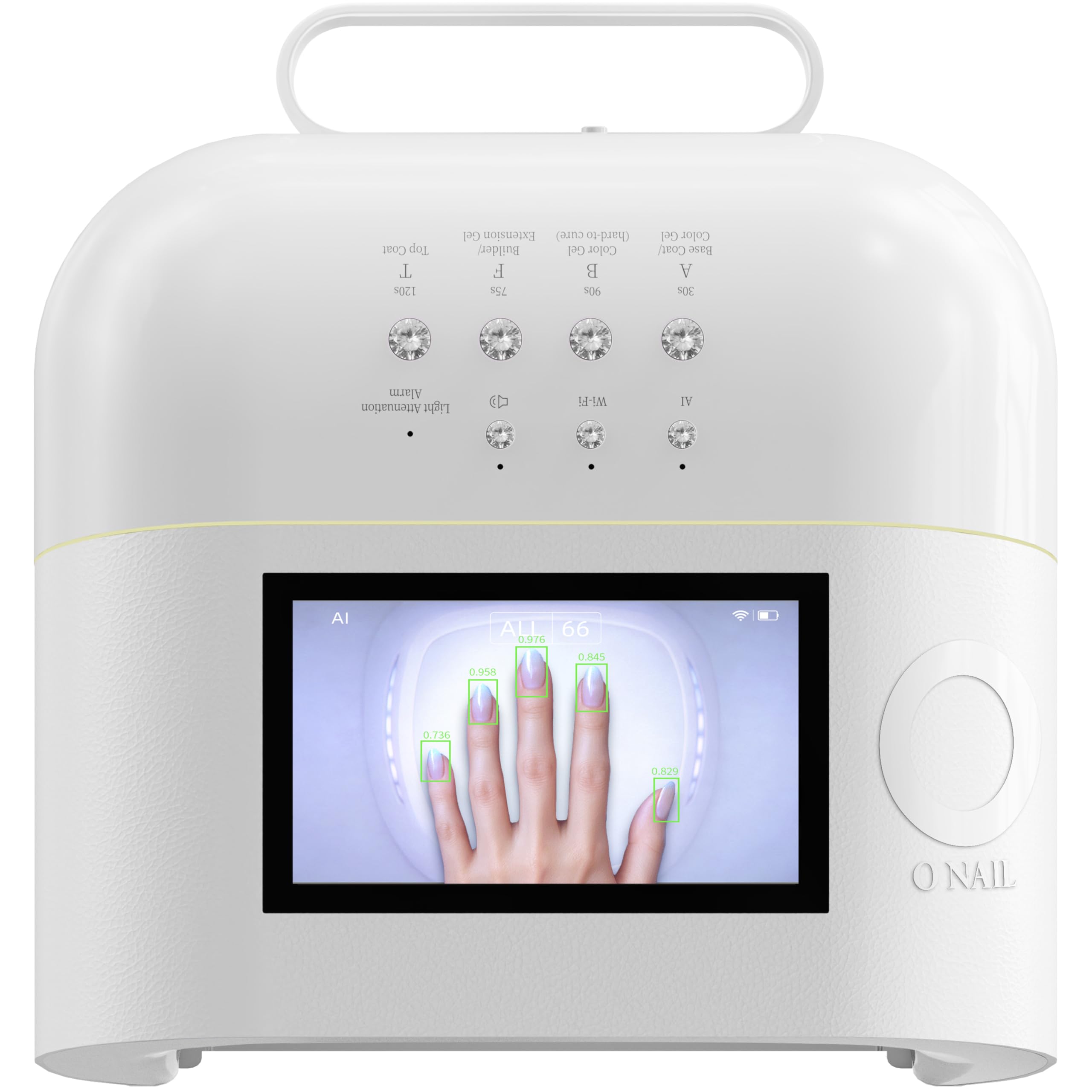 Amazon.com: ONAIL - Lámpara de uñas LED UV AI para uñas de gel