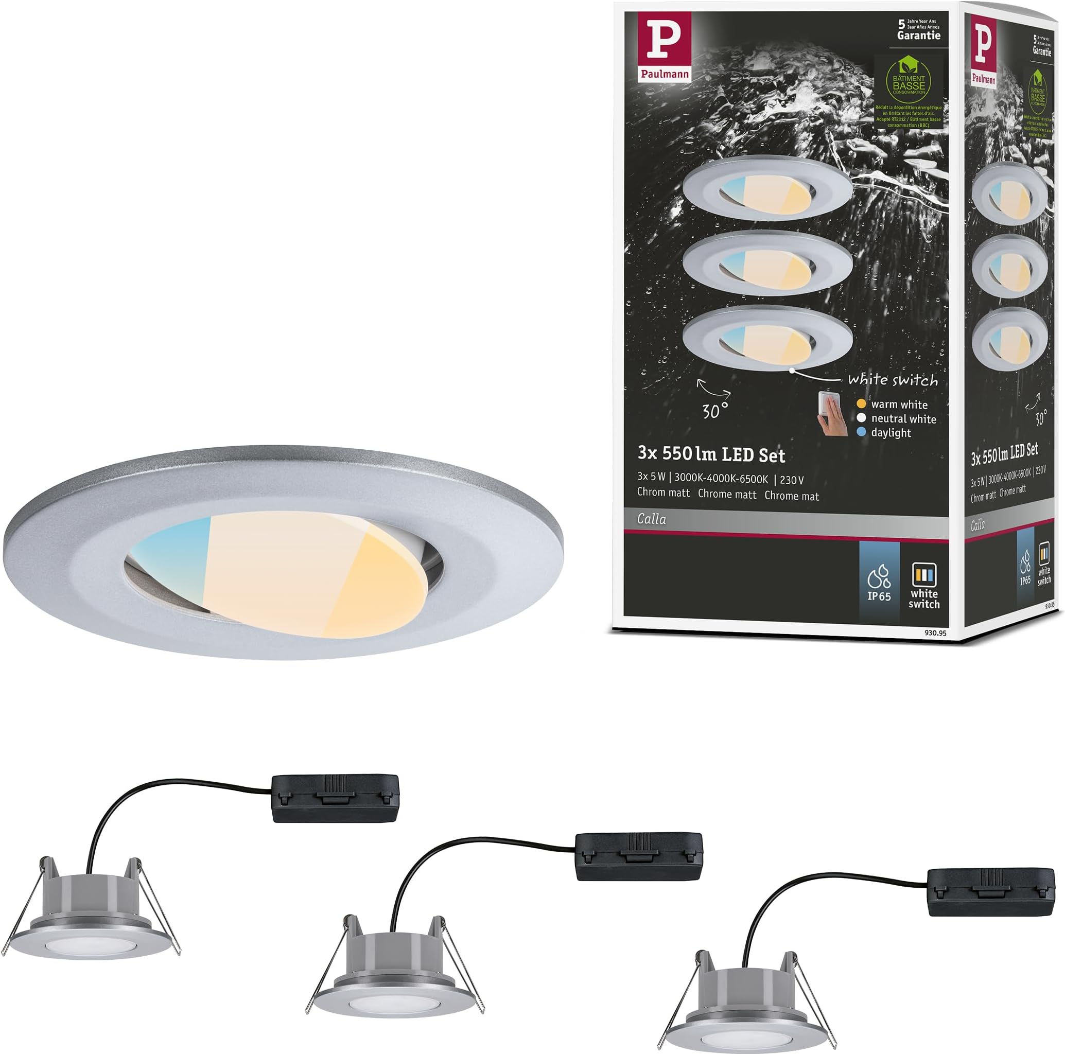 Paulmann Led Einbauleuchten 6er Set