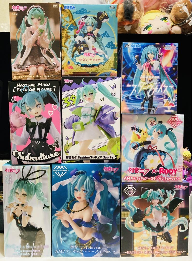 初音ミクフィギュア9体セットファッション