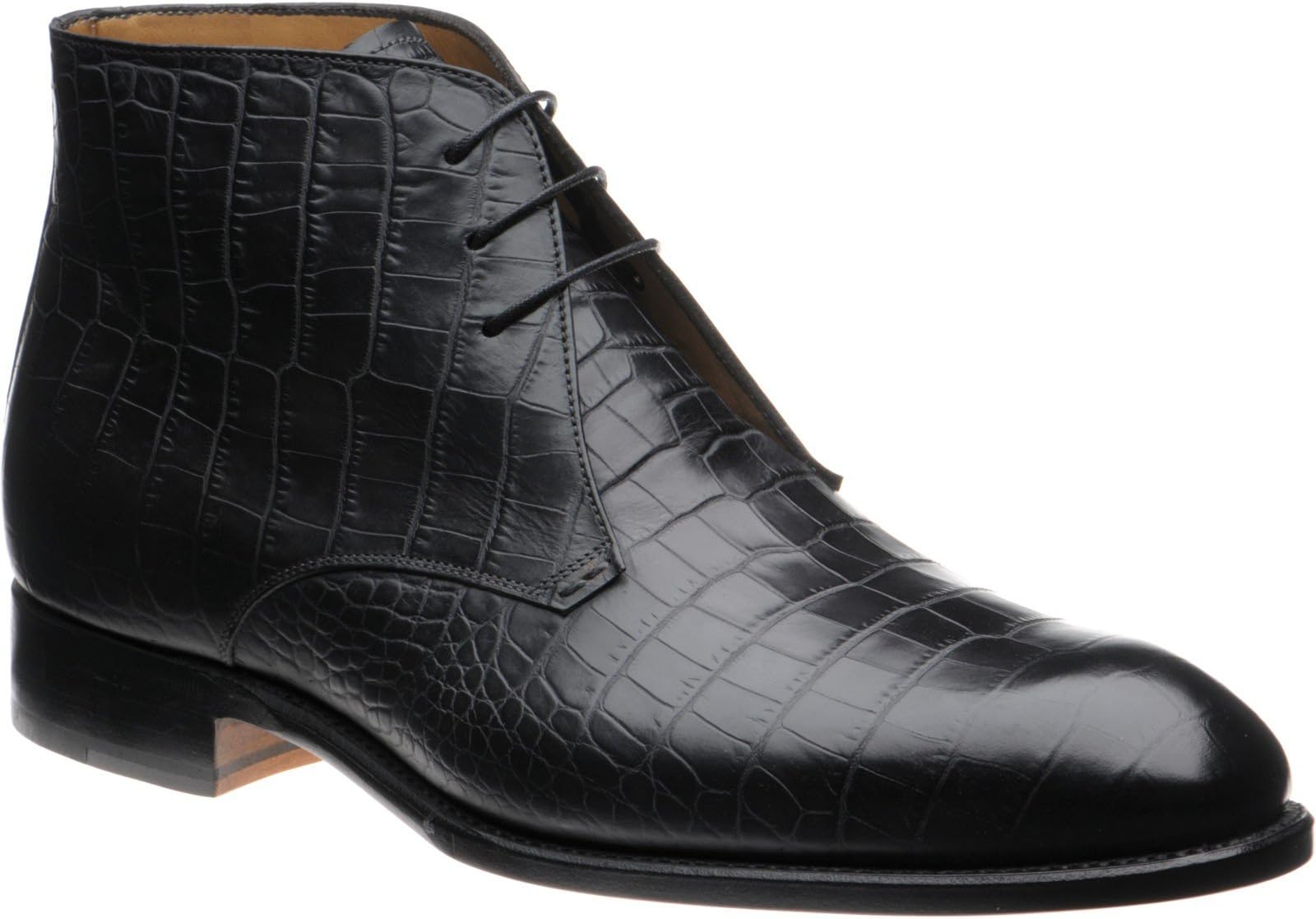 Salamanca Chukka Boots in Black Croc