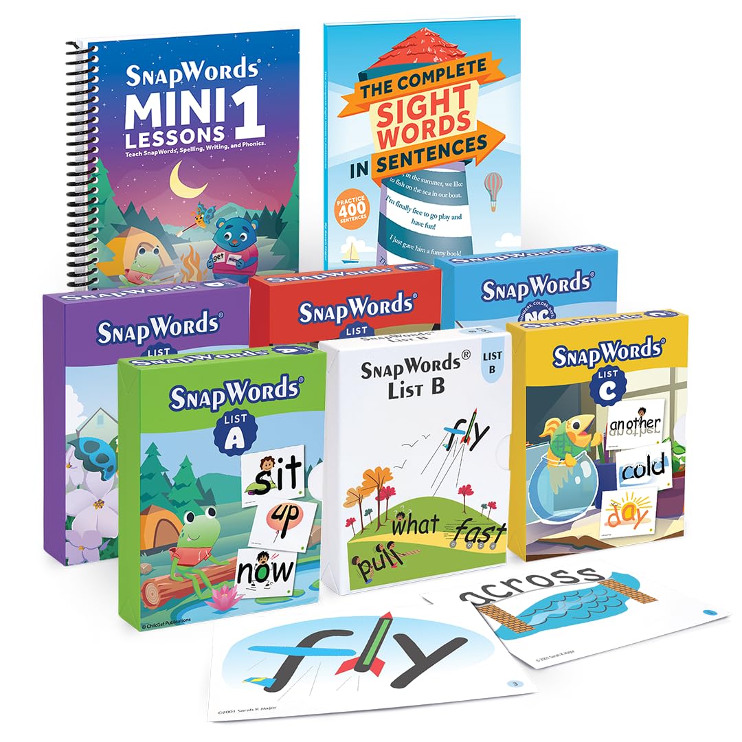 SnapWords® 306 Teaching Cards | ESL | ELL | Multisensory | Kinesthetic Sight Word Flash Cards