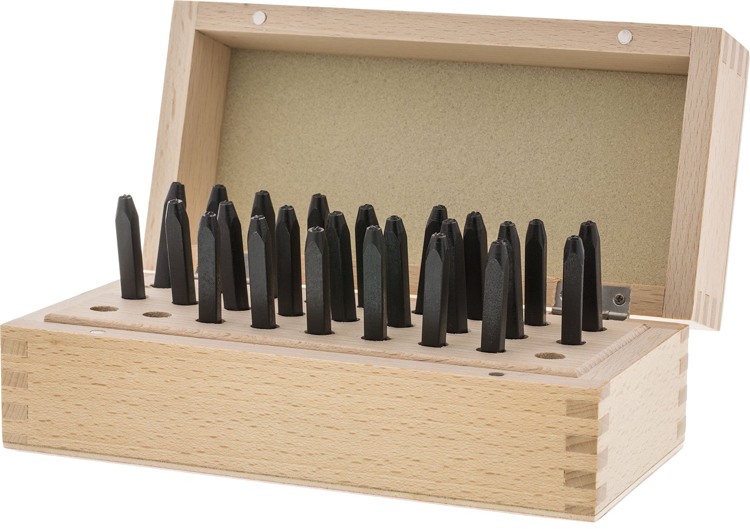 Greek Alphabet Stamp Set with Box, 24 Stamps, 2.5 Millimeters | PUN-207.90 - Image 3