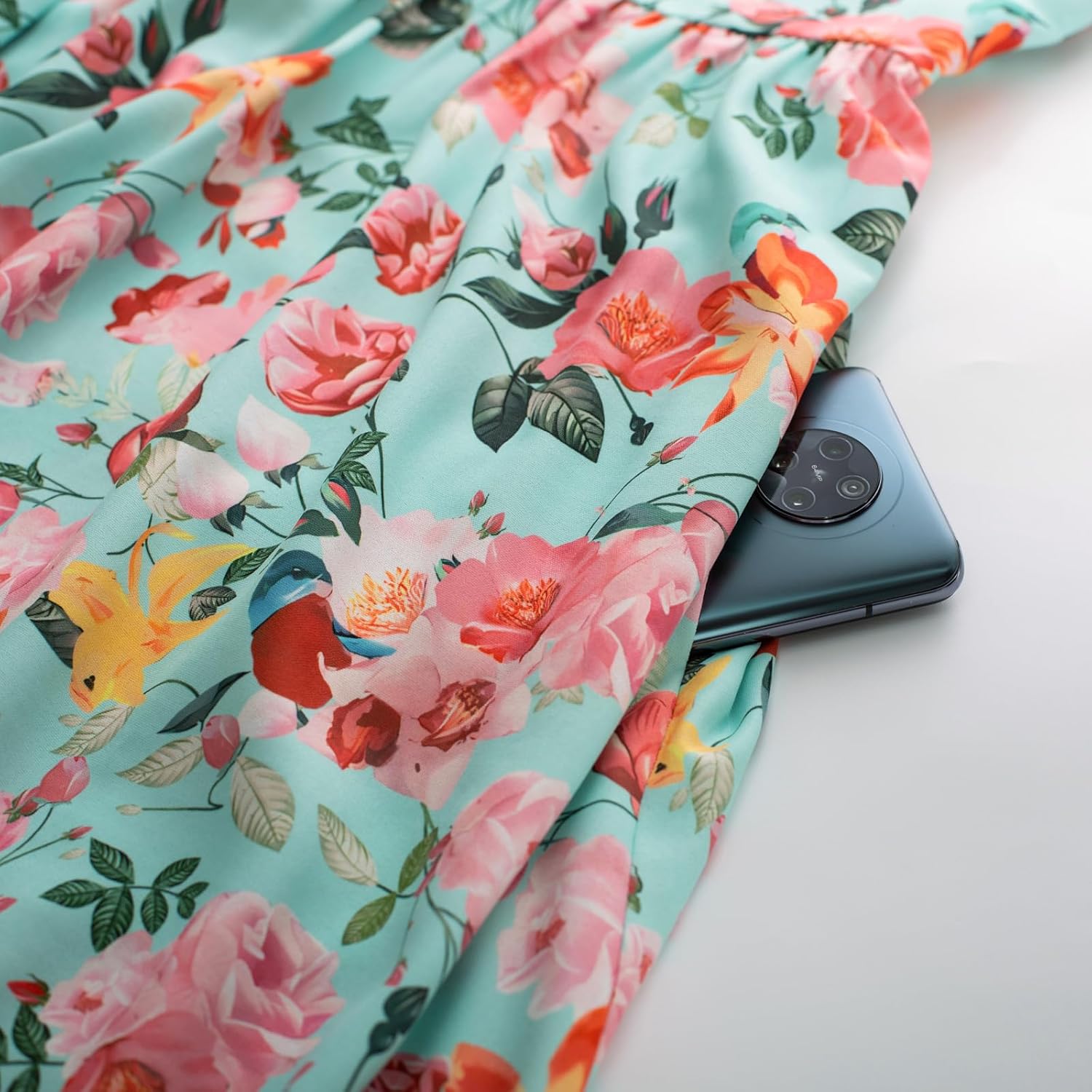 Hanna Nikole Women‘s Plus Size Casual Spaghetti Straps Bohemian Maxi Dress V Neck Flowy Dress with Pockets - Image 8