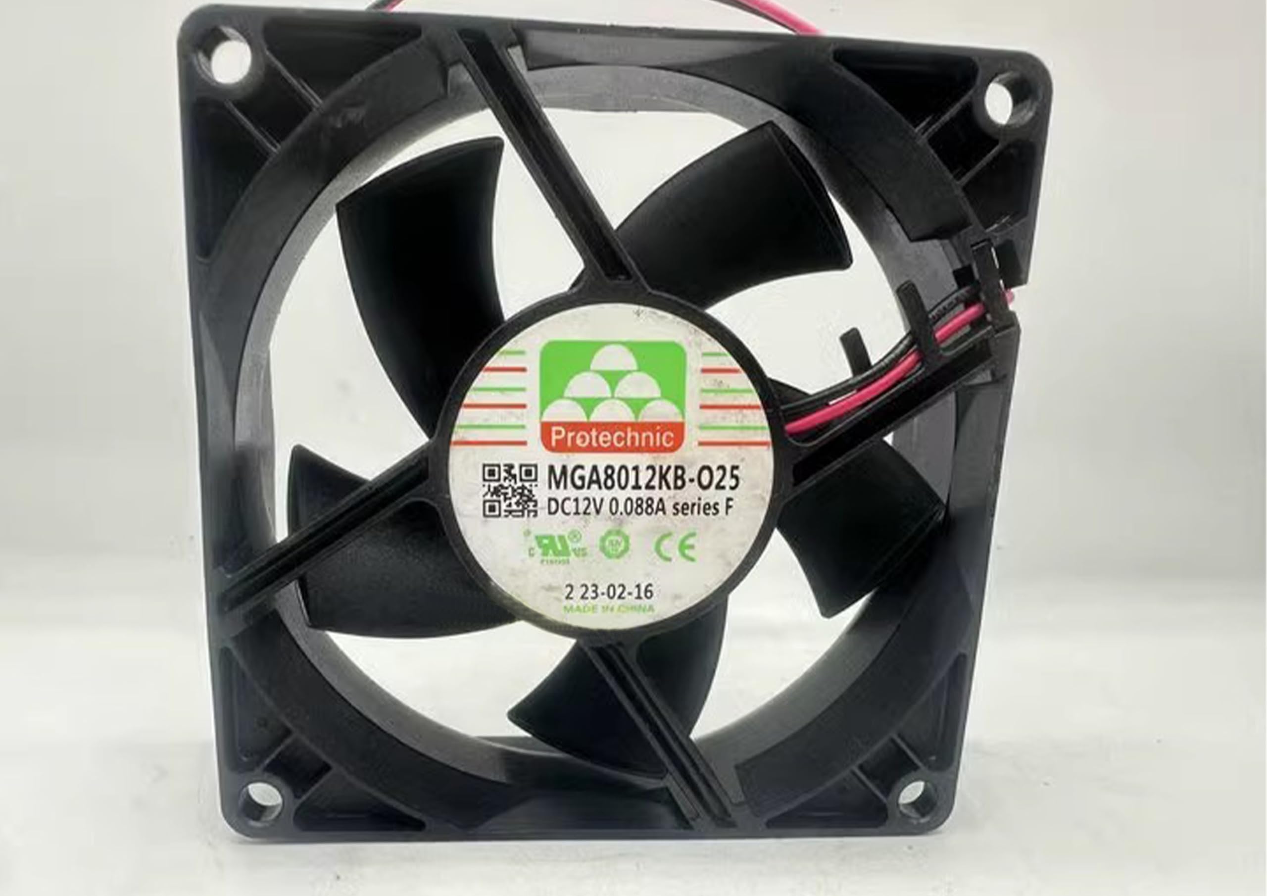 Protechnic 8025 MGA8012KB-O25 DC12V 0.088A Silent Fan