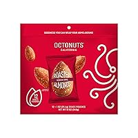 Vista 1 de Octonuts Almendras coreanas para barbacoa: 12 paquetes de bocadillos envueltos individualmente (1 onza cada uno), aperitivos saludables para adultos