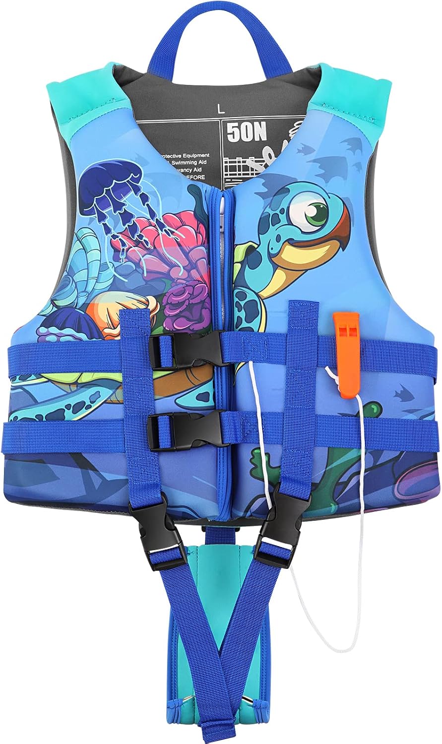 PAETAE Neoprene Toddler Swim Vest for Children, Kids Swim