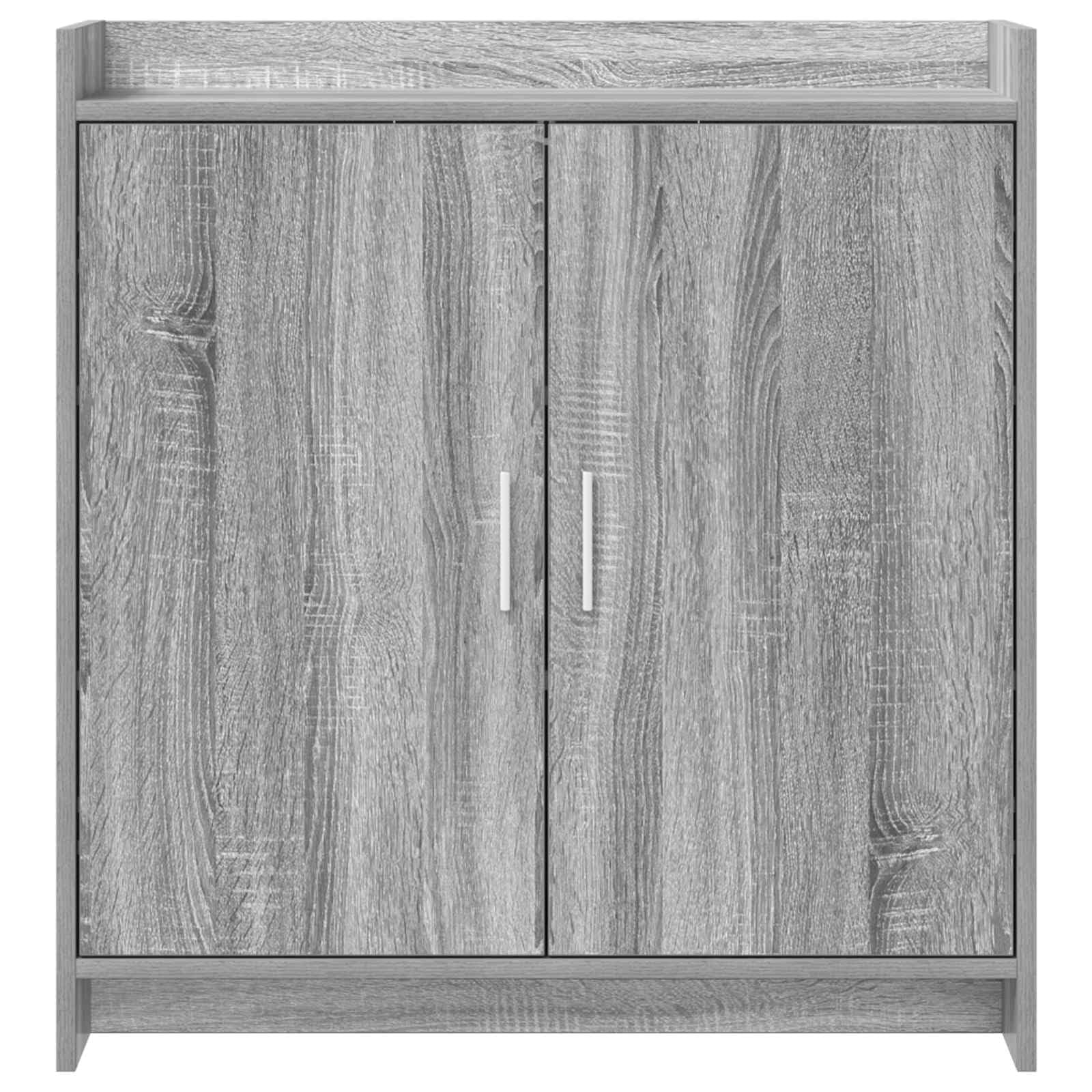Credenza grigio Sonoma, 72 x 36 x 80 cm, in legno