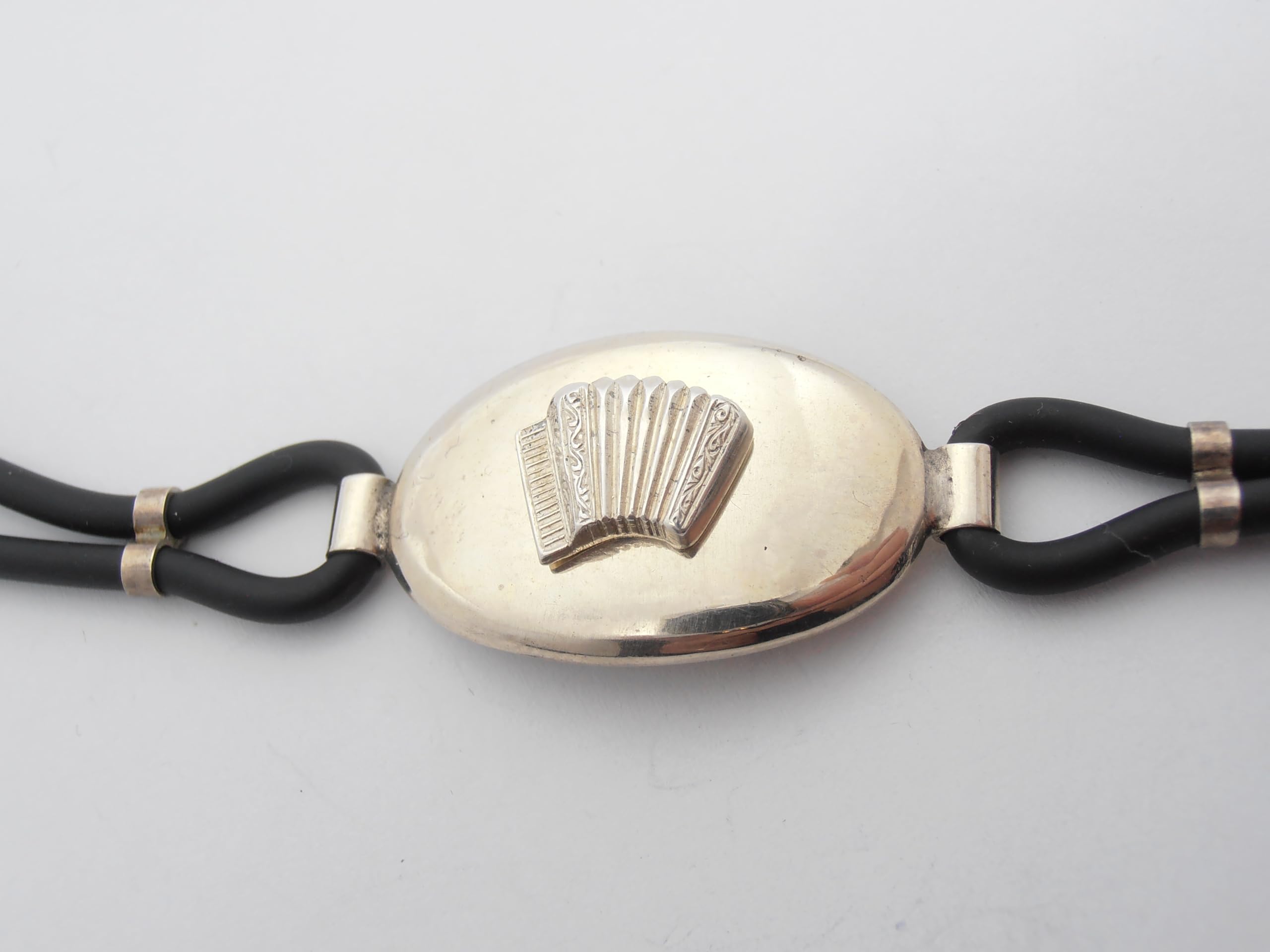 Fisarmonica : Braccialetto in Argento 925 con Strumento Musicale - Bracciale Musicista - Musica