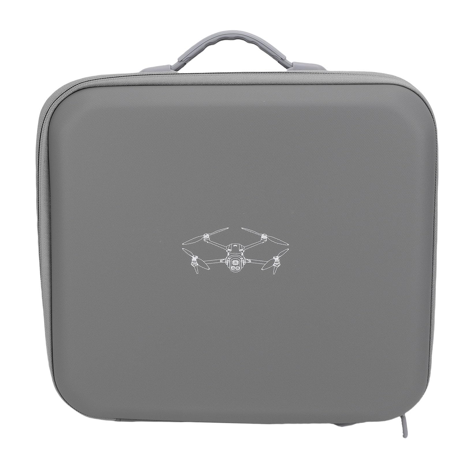 CHICIRIS Estuche de Transporte, Material de PU, Bolsa de Almacenamiento para Drones Que Absorbe los Golpes para Control Remoto 4 Pro con Bolsillos Protectores de Malla para Viajeros