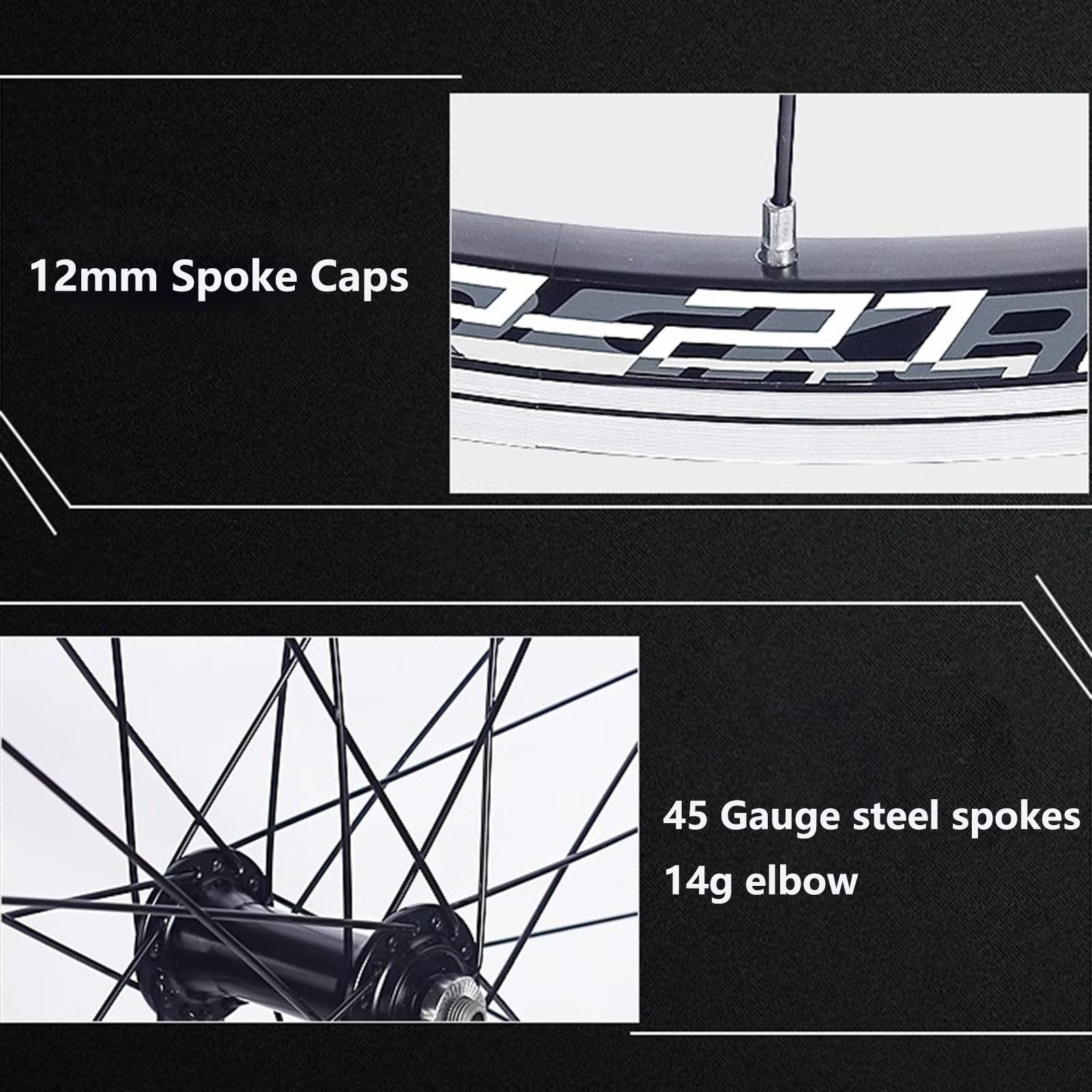 24-calowe koła do roweru górskiego 32H przednie tylne piasty koło stop aluminium hamulec V szybkie zwalnianie 100/135 mm do roweru składanego