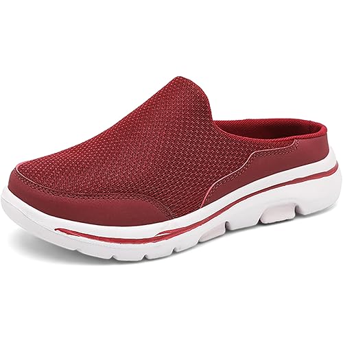Slip On Mules & Clogs for Womens Mens Light Open Back Shoes Comfort Walking Shoes Breathable Slippers Closed Toe Slides