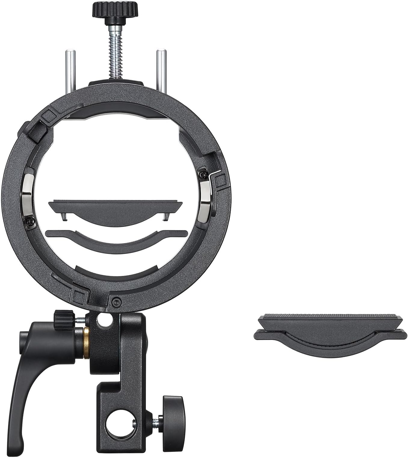 S3 Speedlite Bracket for Bowens Mount, 2025 Upgraded S2 S-Type Version, Smaller & Lighter Flash Holder for Reflector, Snoot, Umbrella and Softbox