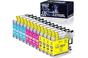 HGZ Premium LC103XL Compatible Color Ink Cartridge (4 Cyan, 4 Magenta, 4...