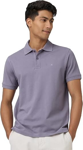 XYXX Men's Nova 100% Combed Cotton Regular Fit Polo T-Shirt