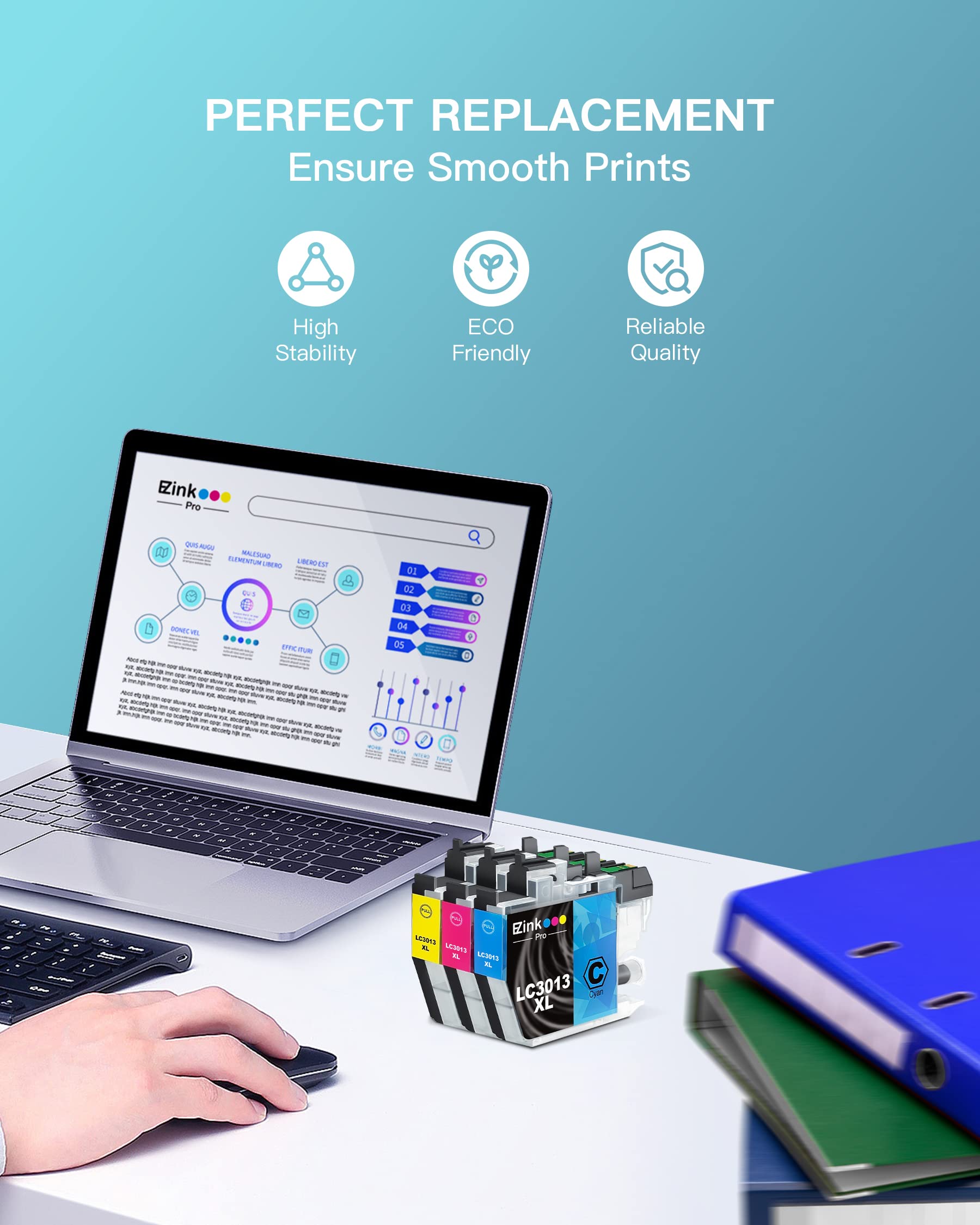 KOTANG LC3013 LC3011 Ink Cartridges Compatible For Brother LC3013XL