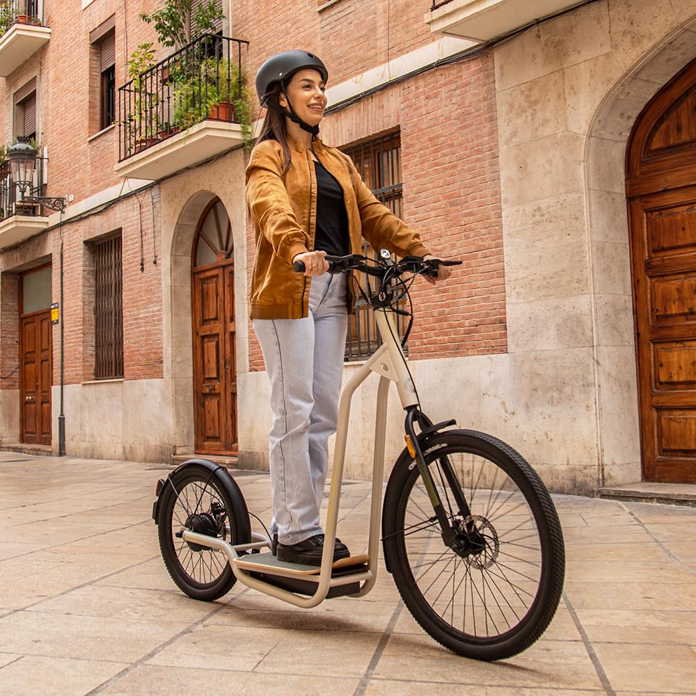 Cecotec Bicinete Trotón Ofrece una Potencia máxima de 1300 W - 1000 W, Autonomía de 50-75 km, Rueda Trasera Fat de 20" y Delantera de 26", Suspensión Delantera, homologada