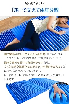 Amazon｜マットレス 敷き布団 2層構造 体圧分散 腰痛 折り畳み