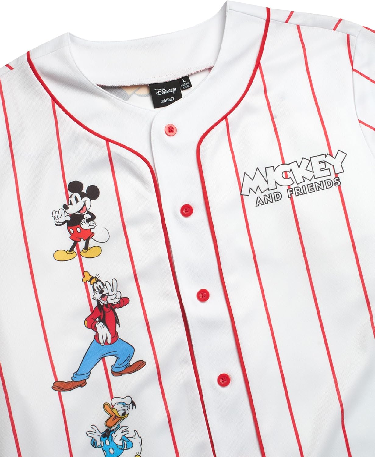 Disney Womens Baseball Jersey - Mickey Mouse Lightning McQueen Marie, Lilo and Stitch Womens Baseball Shirt - Image 4