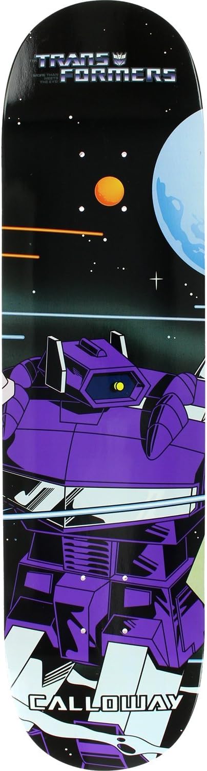 Primitive Calloway Transformer Shockwave Deck -8.0 Assembled as COMPLETE Skateboard