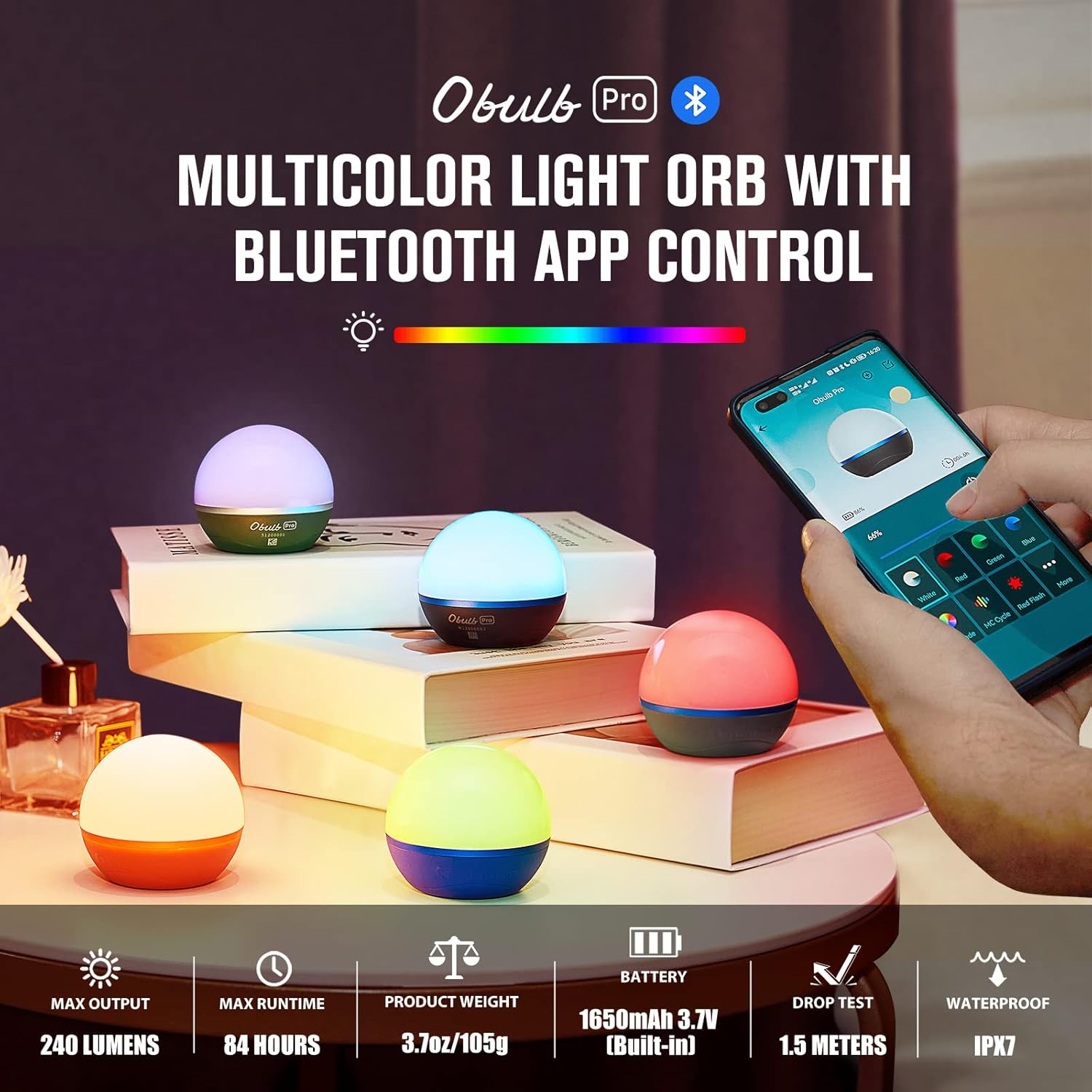 Olight - Brandclub - OLIGHT Obulb Pro 240 Lumens Multicolor Night