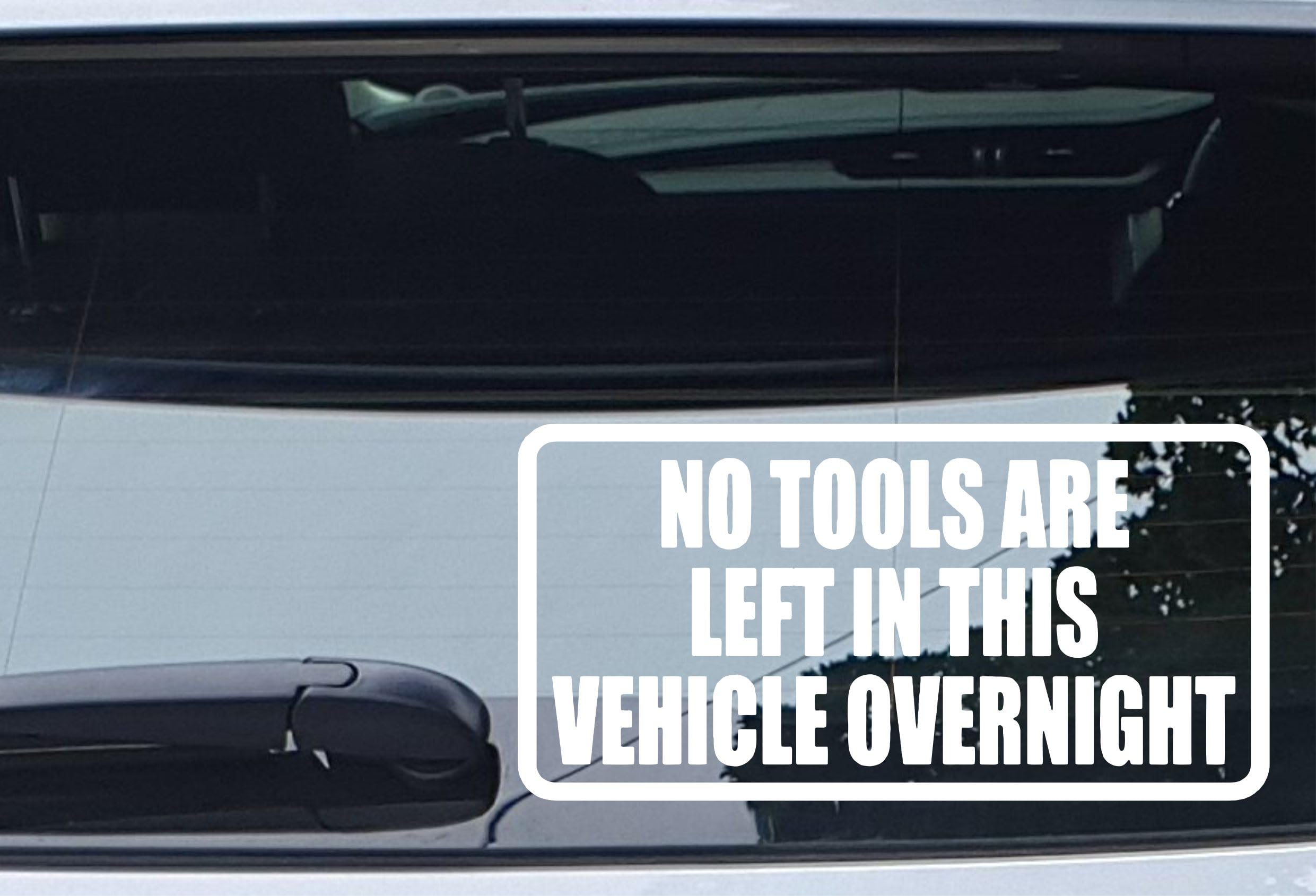 'The Only Tool In This Van Is The Driver' Vinyl Decal Sticker – For Car, Van, HGV – Phill Smith Design & Print