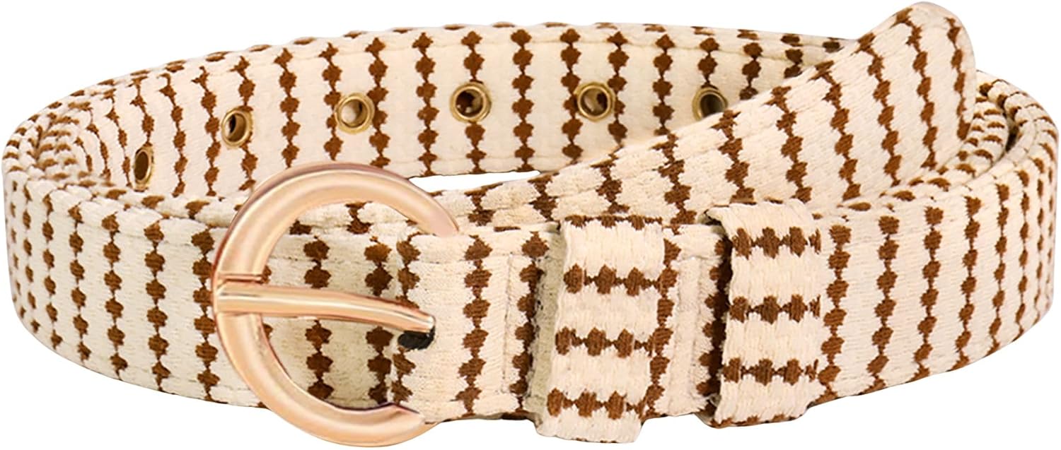 Women's Fashion Belt,Adjustable Stylish Waist Belt with Unique Pattern Design,Dog Mom Matching Lifestyle Accessory