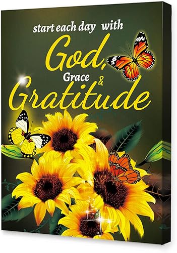 LISTNGBO Lienzo decorativo para pared con versículo bíblico, decoración de pared cristiana con versículo bíblico para decoración de pared para el