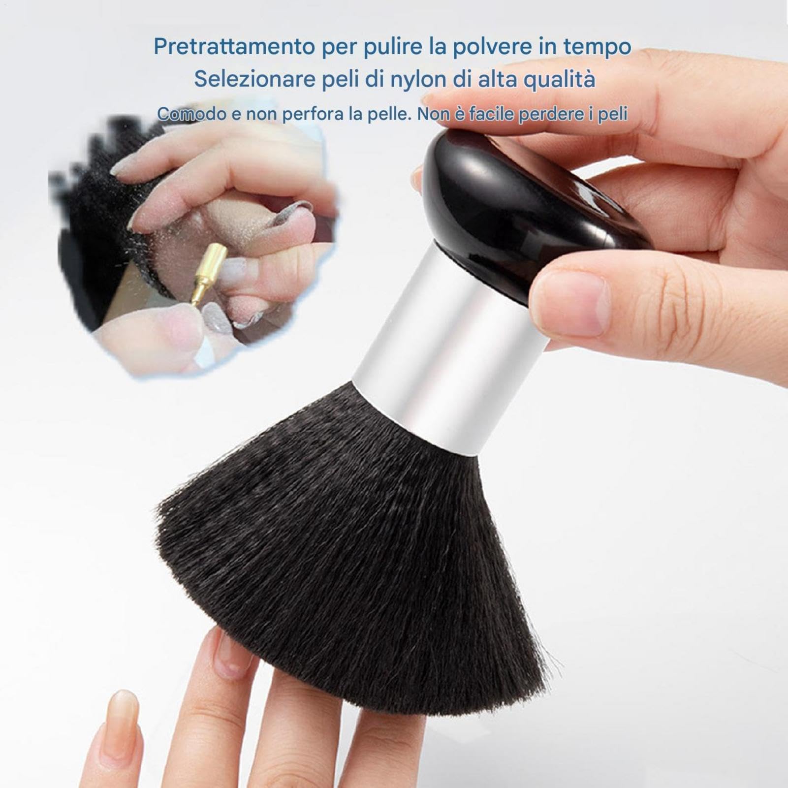BARBER FACE PULIZIONE DI CUSCHIO CAPILE - Duster Del Collo A Pennello Da Barbiere | Duster Collo Che Taglia I Capelli | Pespa Per Il Collo Del Taglio Del Taglio Dei Capelli | Pennello Per La Depilazio
