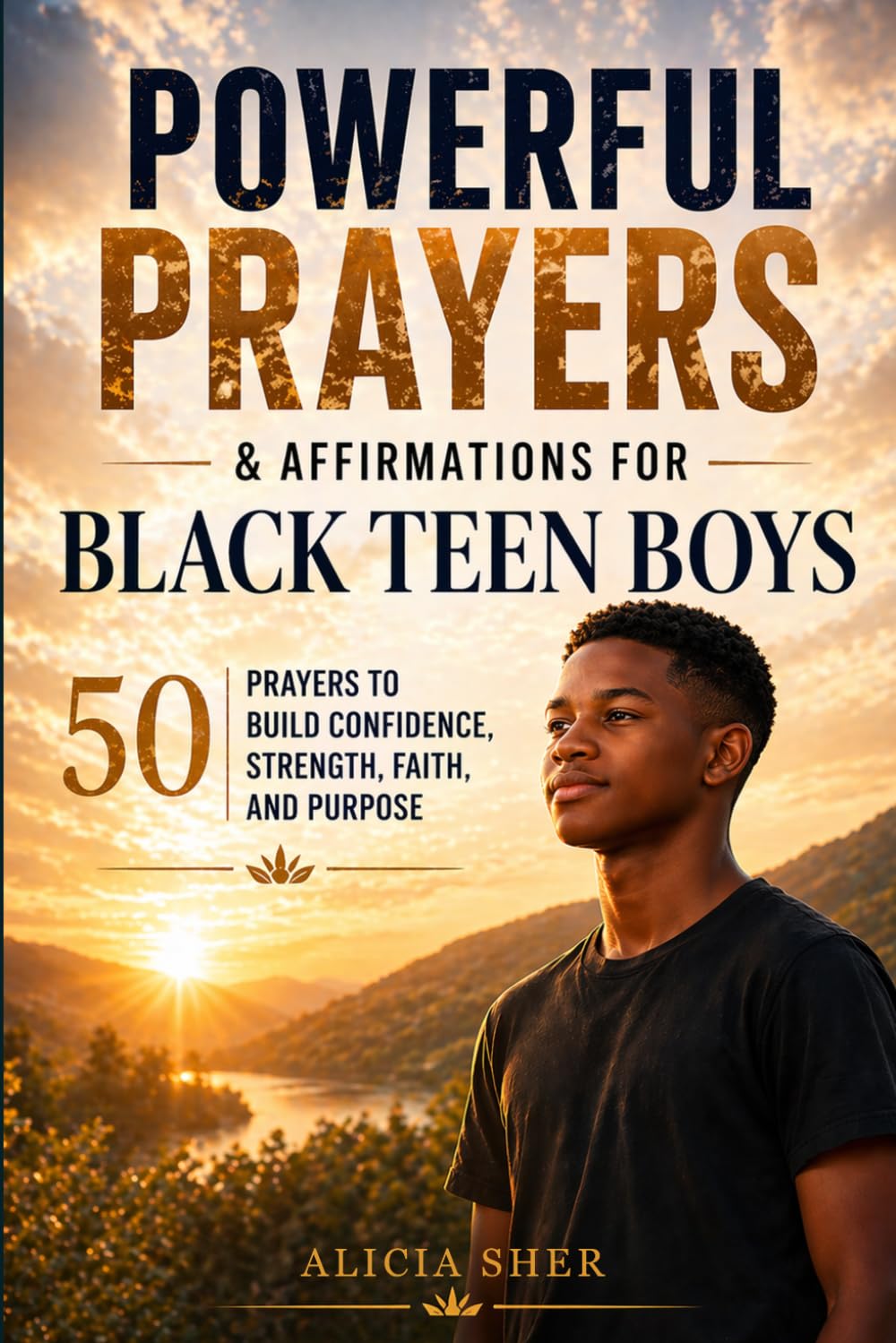 Powerful Prayers and Affirmations for Black Teen Boys: 50 Prayers to Build Confidence, Strength, Faith, and Purpose: 6 (Motivational Books For Teens)