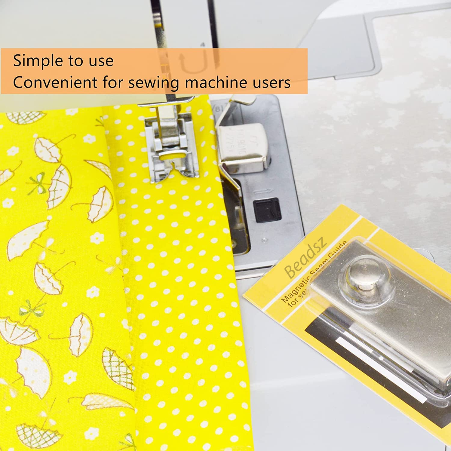 Sewing Tool Magnetic Seam Guide for Sewing Machine, 2 Pieces Sewing Machine Accessories of Guide Magnets — Amazon image 7