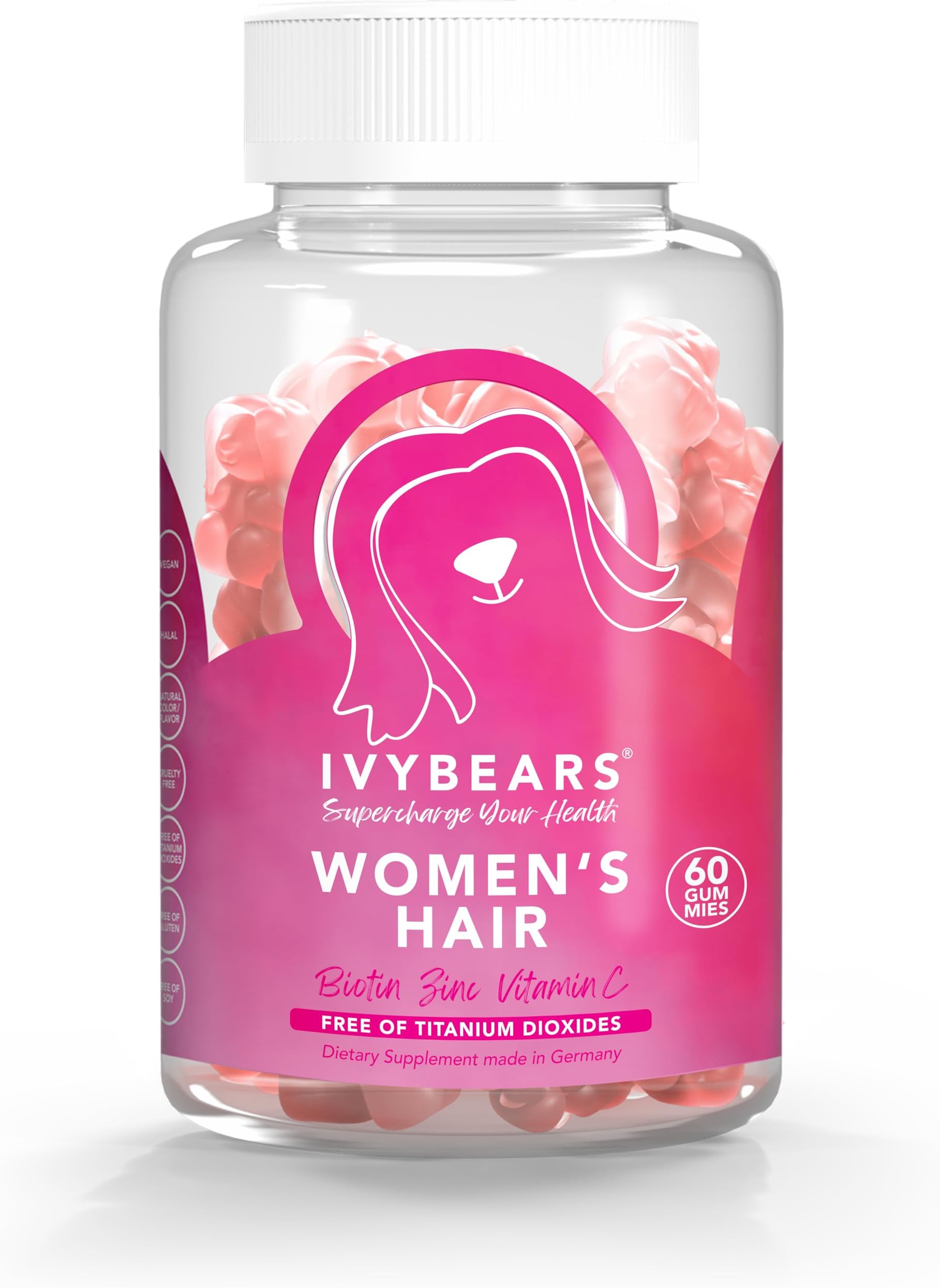 IvyBears ® | Hair Vitamins | Vegetarian | Biotin, Folic Acid, Hairvitamins …