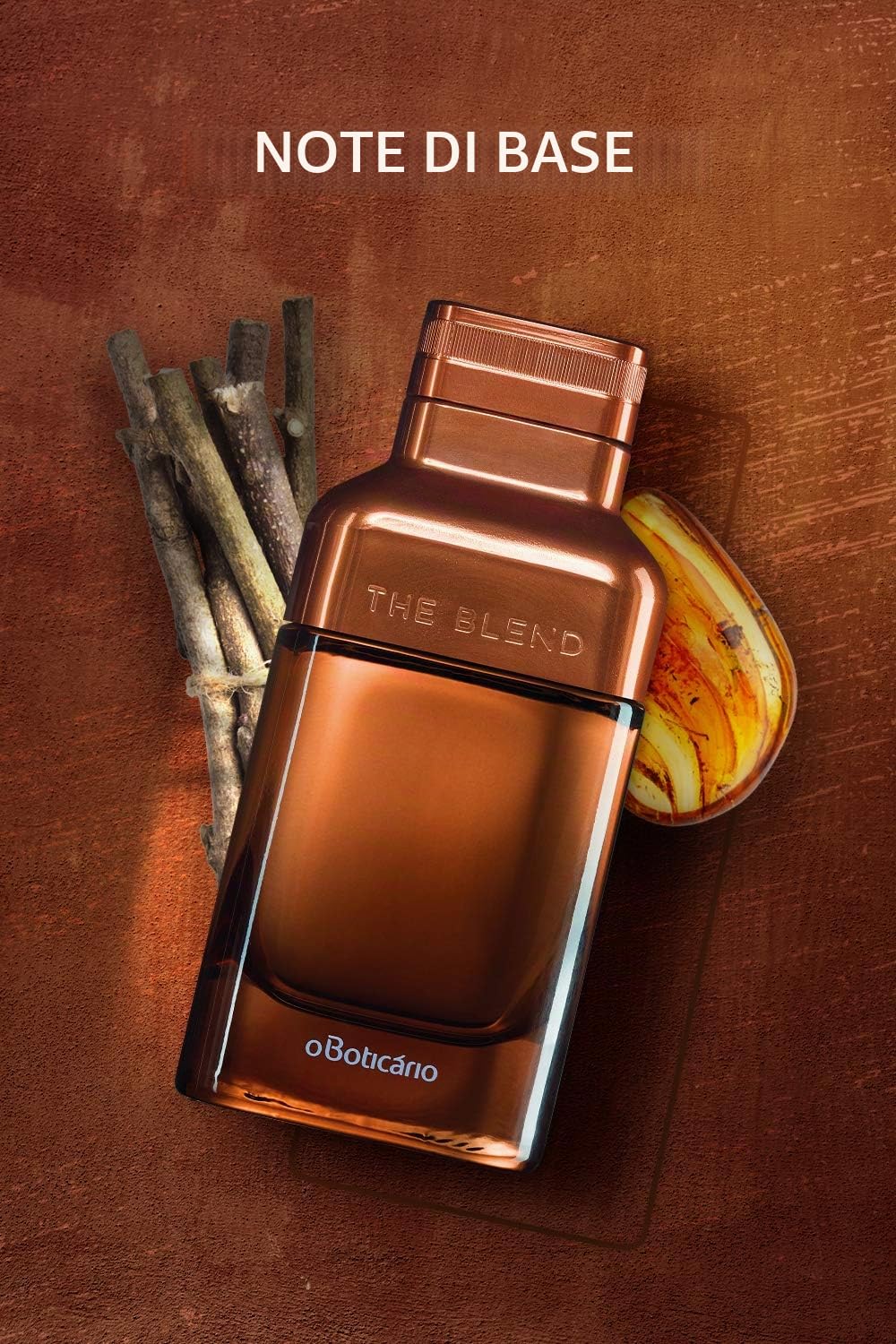 NATIVA SPA O BOTICÁRIO The Blend Eau de Parfum di O Boticario, profumi a lunga durata da uomo, fragranza legnosa e speziata di alta qualità (100,5 ml)