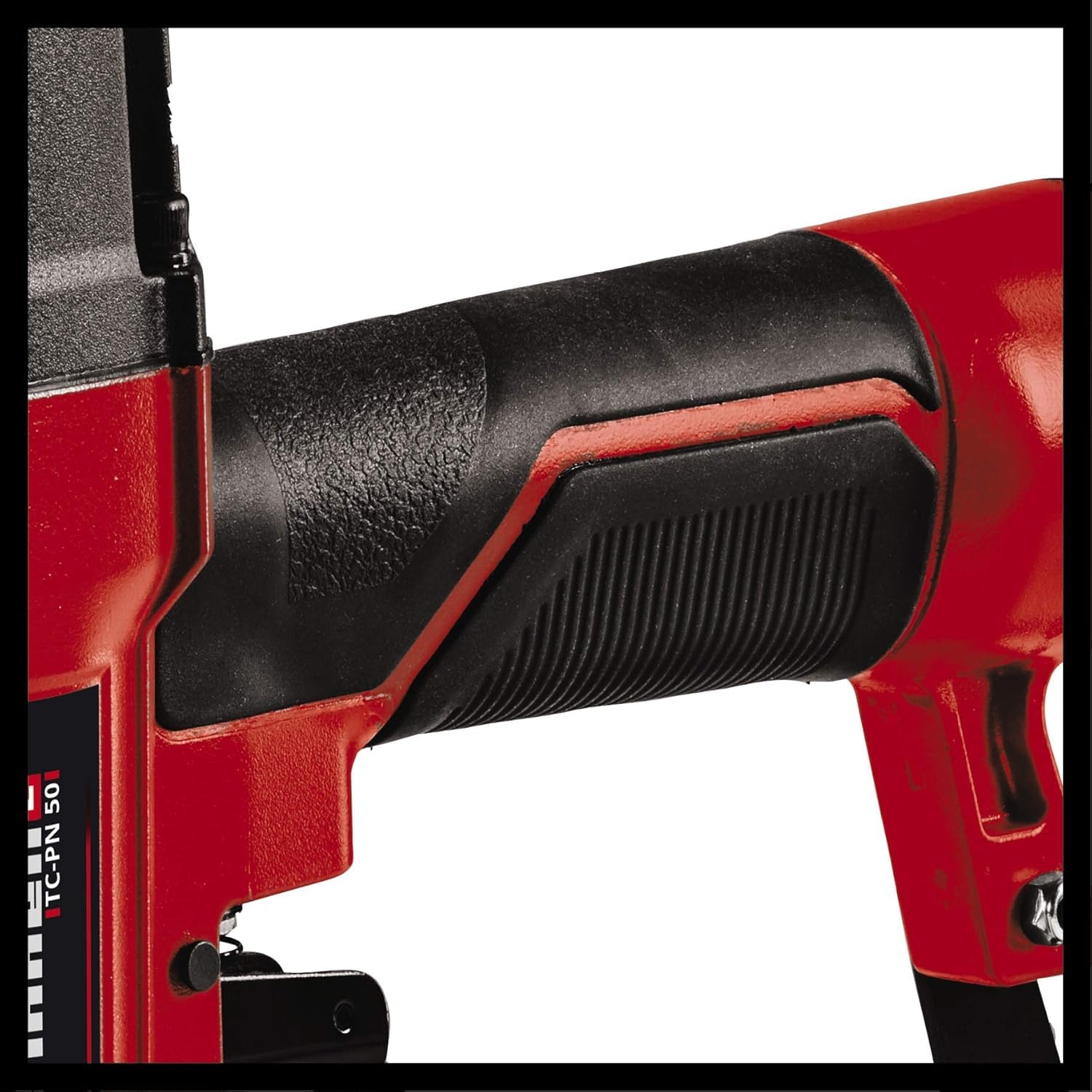 Einhell Druckluft-Tacker TC-PN 50 (2in1-Kombigerät Tacker & Nagler, Sicherheitsnase, inkl. 1.500 Klammern & 2.000 Nägeln, Ölfläschchen (ohne Öl), Stecknippel, Transportkoffer)