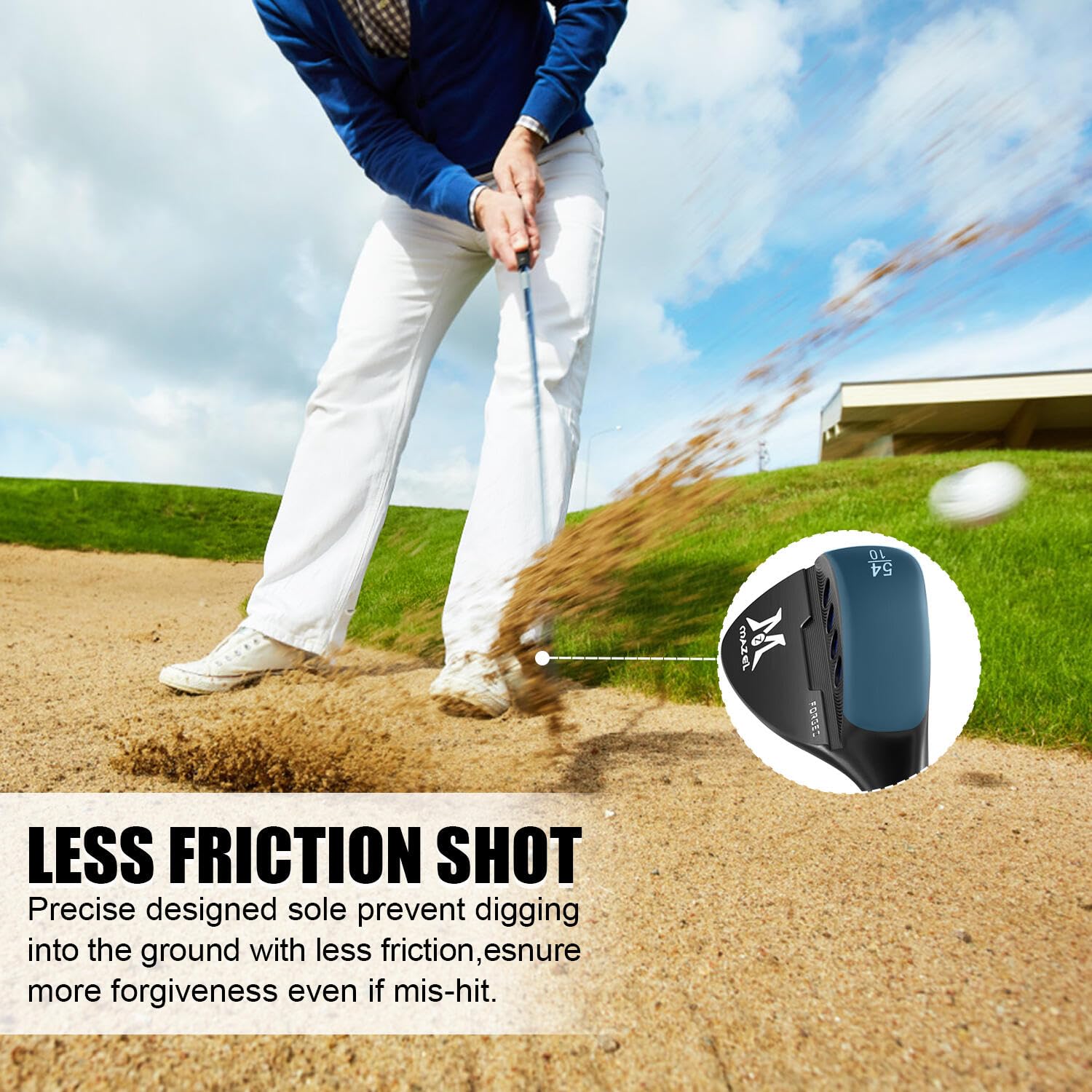 TaylorMade Hi Toe 2 58* Low Bounce Wedge, KBS Tour FLT 120 Stiff Flex