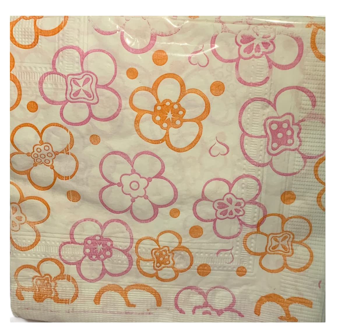 Magic Providers Soft Premium 2 Ply Tissue Paper Napkins Super Absorbent 33*33 cm Pack of 2 Printed Tissues (100 Napkins) | 2PLY Table Napkins | Anniversary Birthday Party | Event Essentials Assorted Print 2