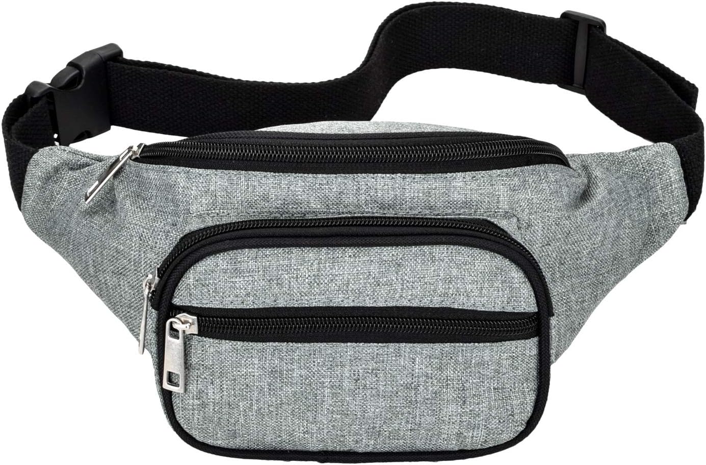 Kayhoma Fanny Pack 50in Bum Bags Water Resistant Waist Belt Purse Gray