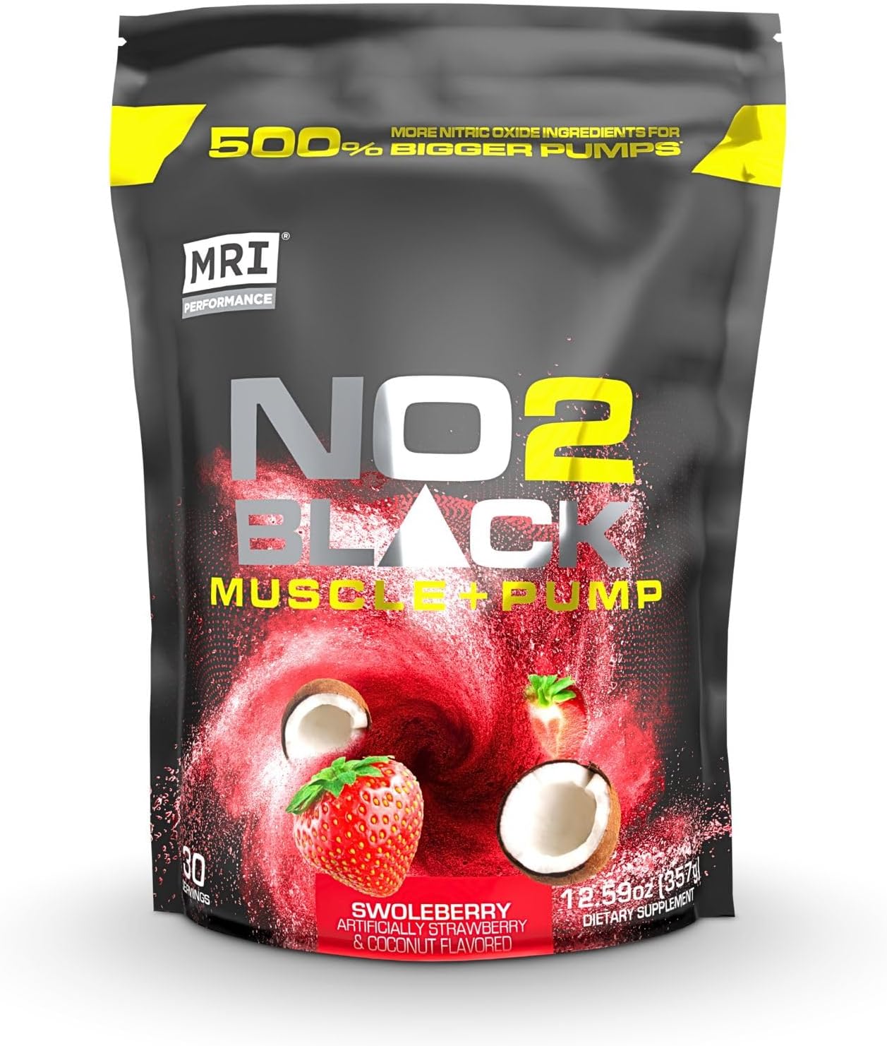 MRI NO2 Black Nitric Oxide Supplement for...