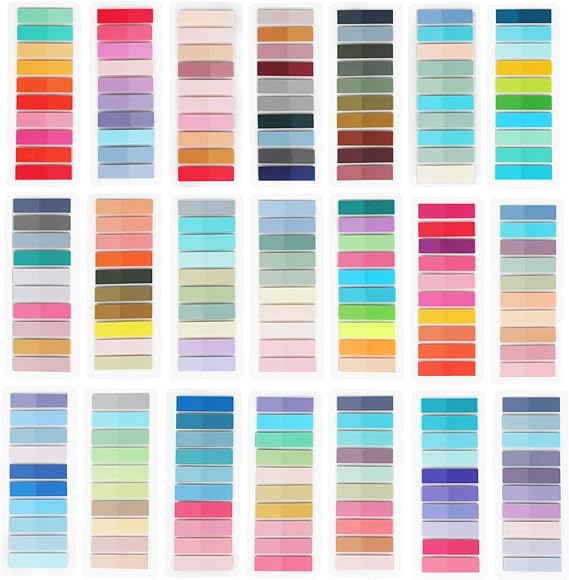 Colorful Book Tabs for Annotating